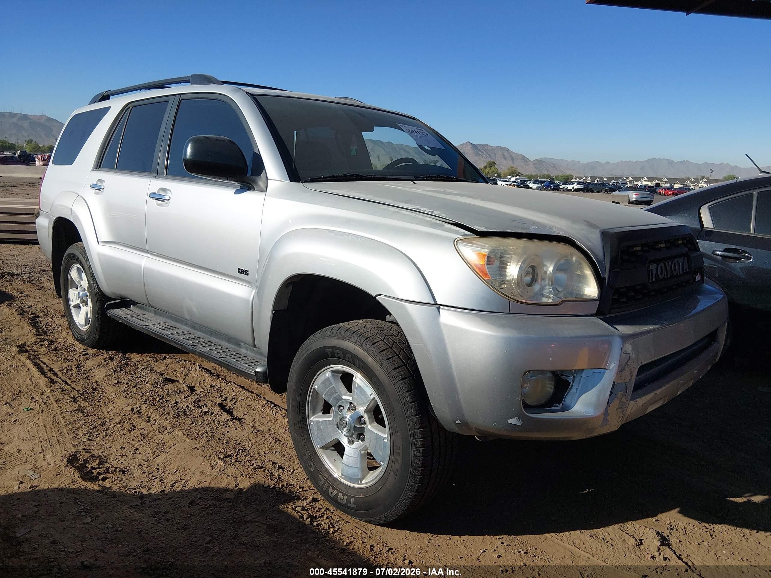 2007 Toyota 4runner Sr5 Silver vin: JTEZU14R970085999
