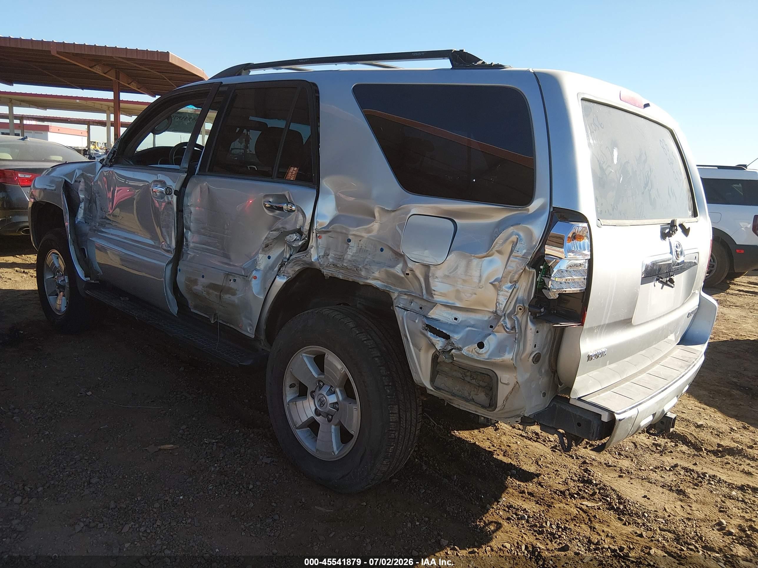 2007 Toyota 4runner Sr5 Silver vin: JTEZU14R970085999
