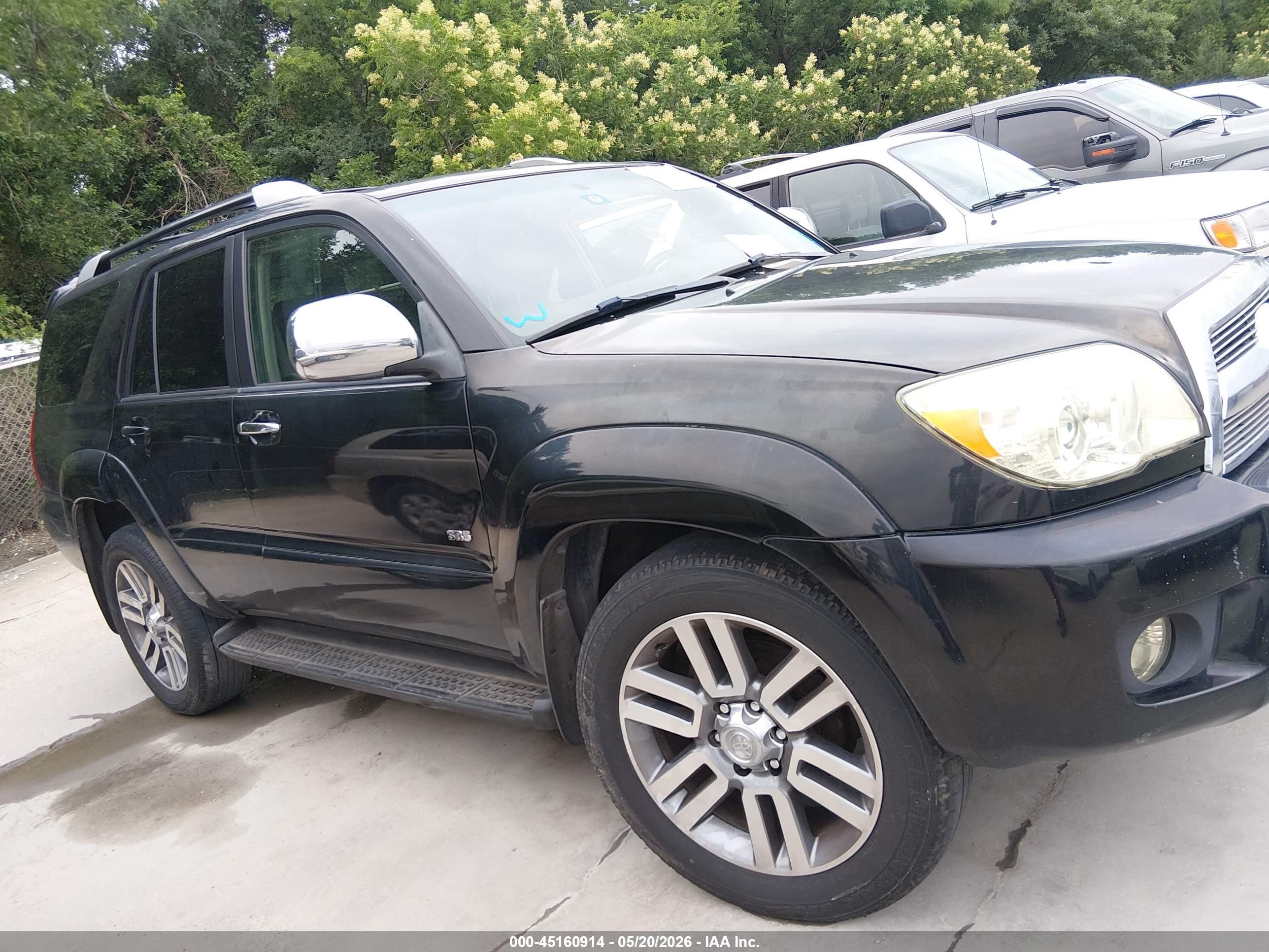 2007 Toyota 4runner Sr5 V6 Black vin: JTEZU14R970090765