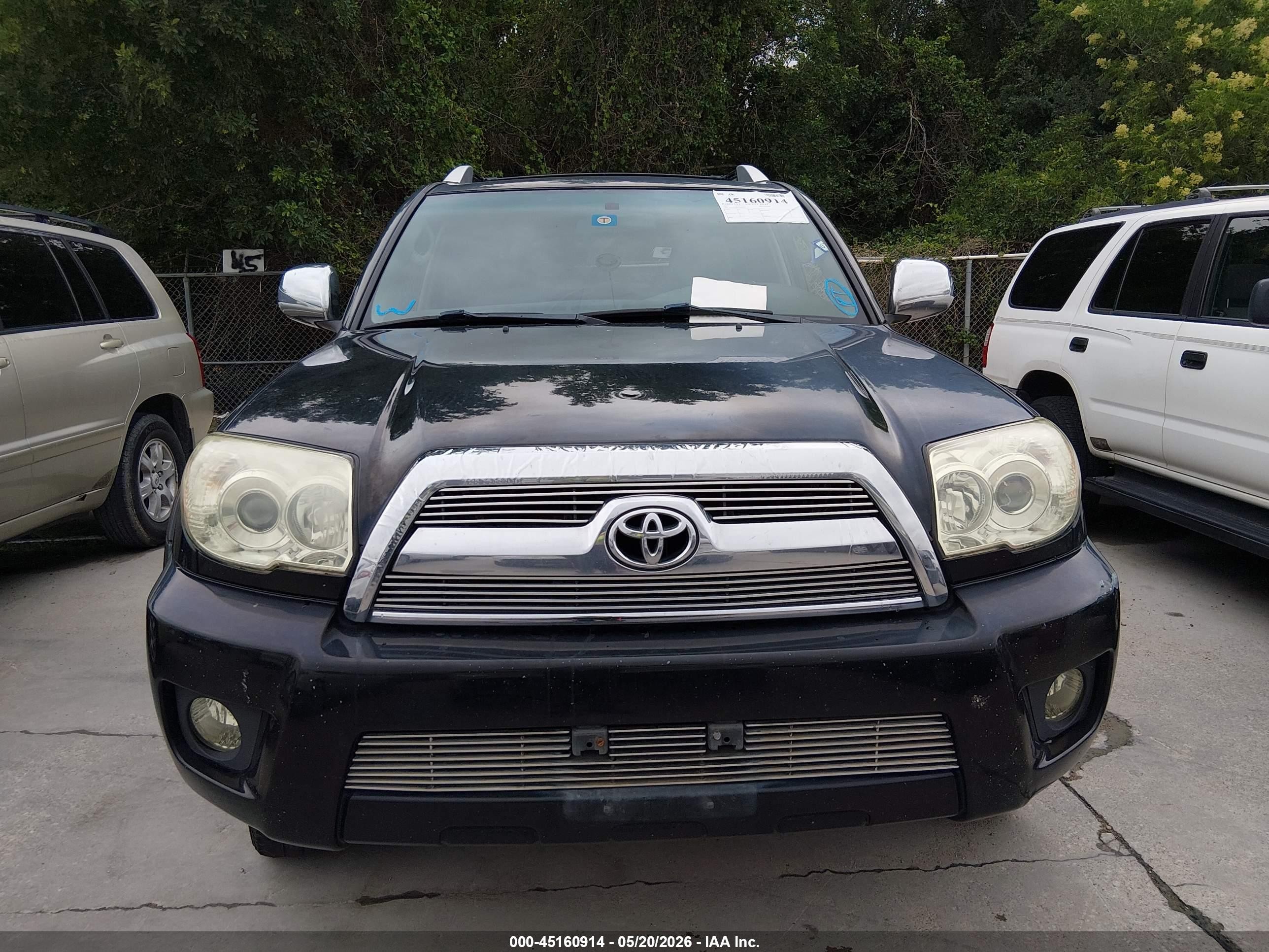 2007 Toyota 4runner Sr5 V6 Black vin: JTEZU14R970090765
