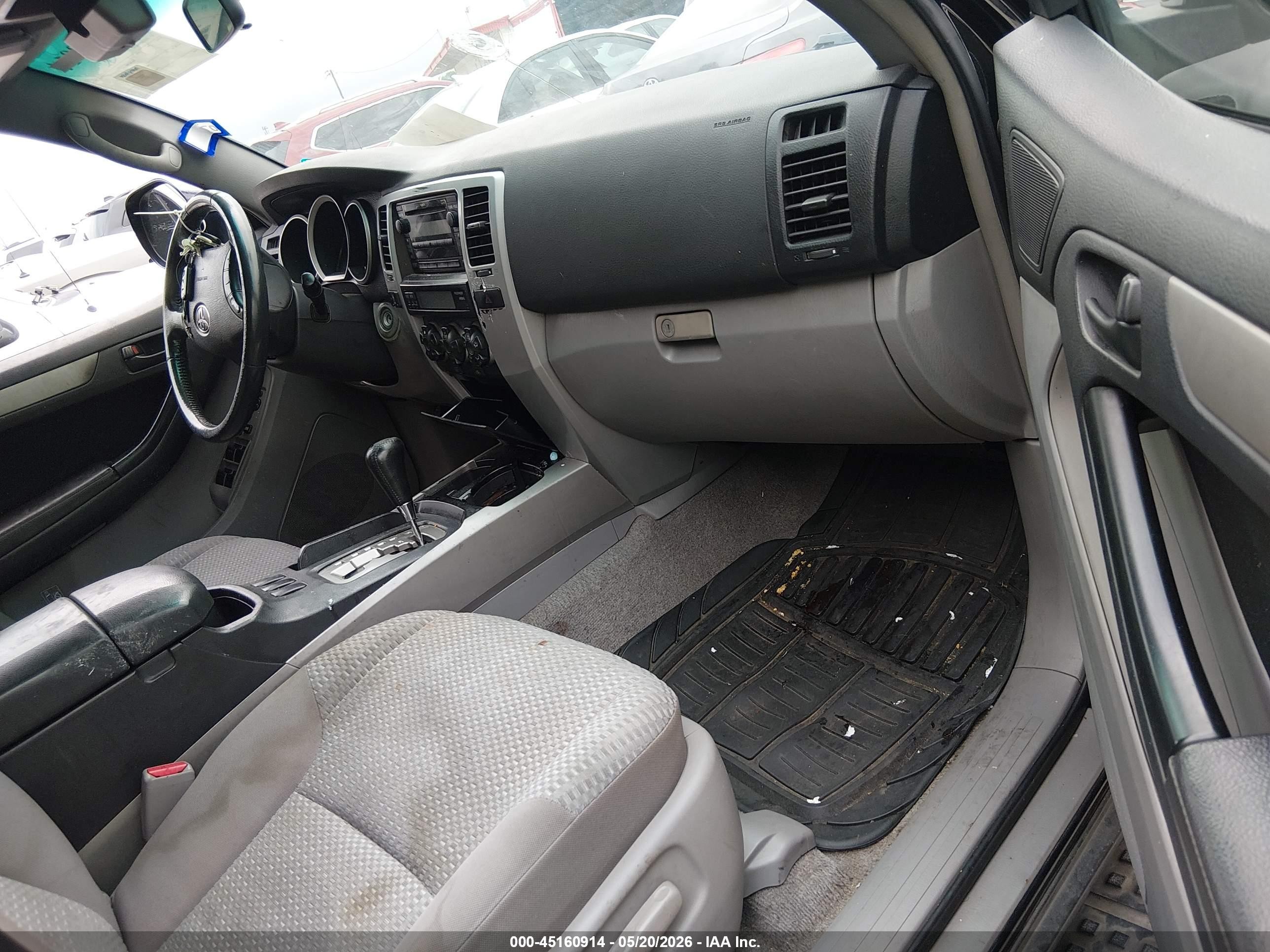 2007 Toyota 4runner Sr5 V6 Black vin: JTEZU14R970090765