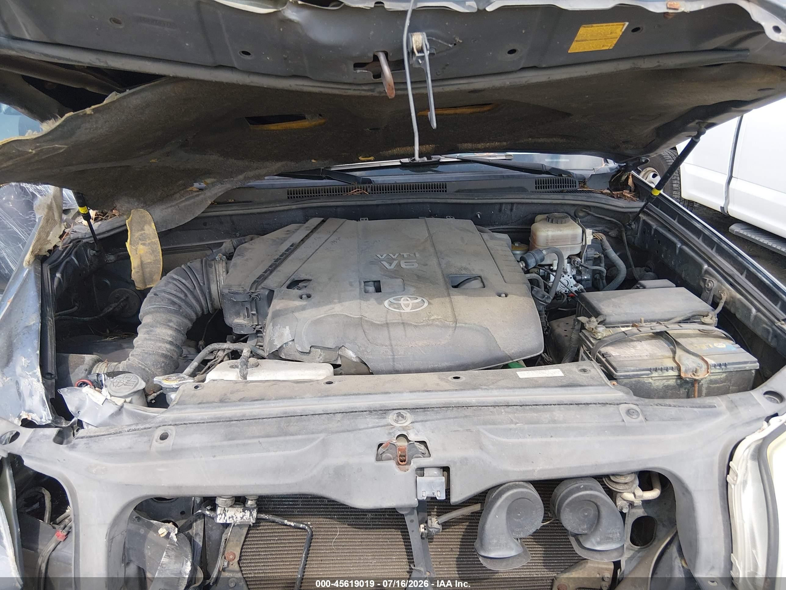 2007 Toyota 4runner Sr5 Черный vin: JTEZU14R970097215