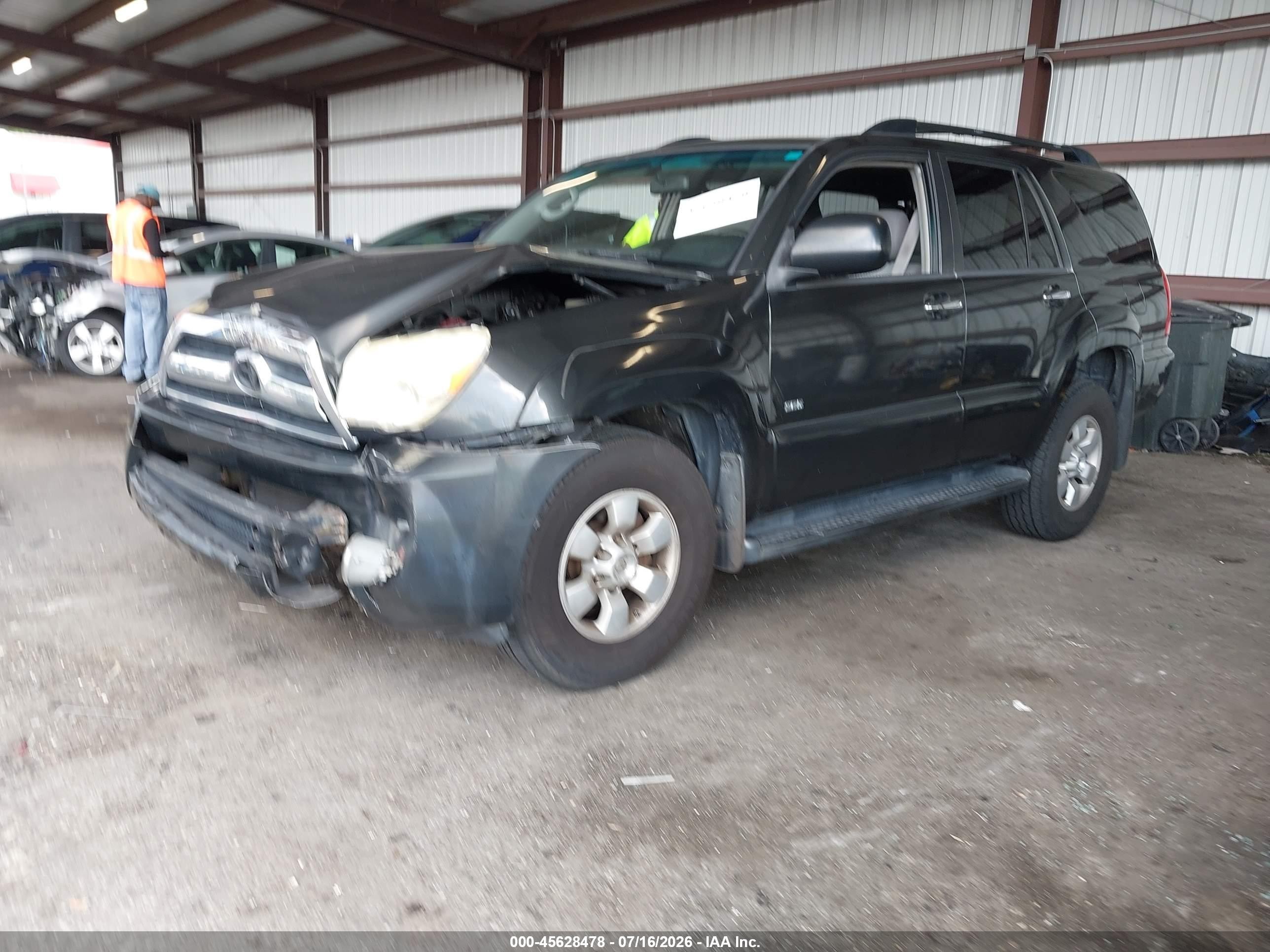 2007 Toyota 4runner Sr5 Gray vin: JTEZU14R978073675