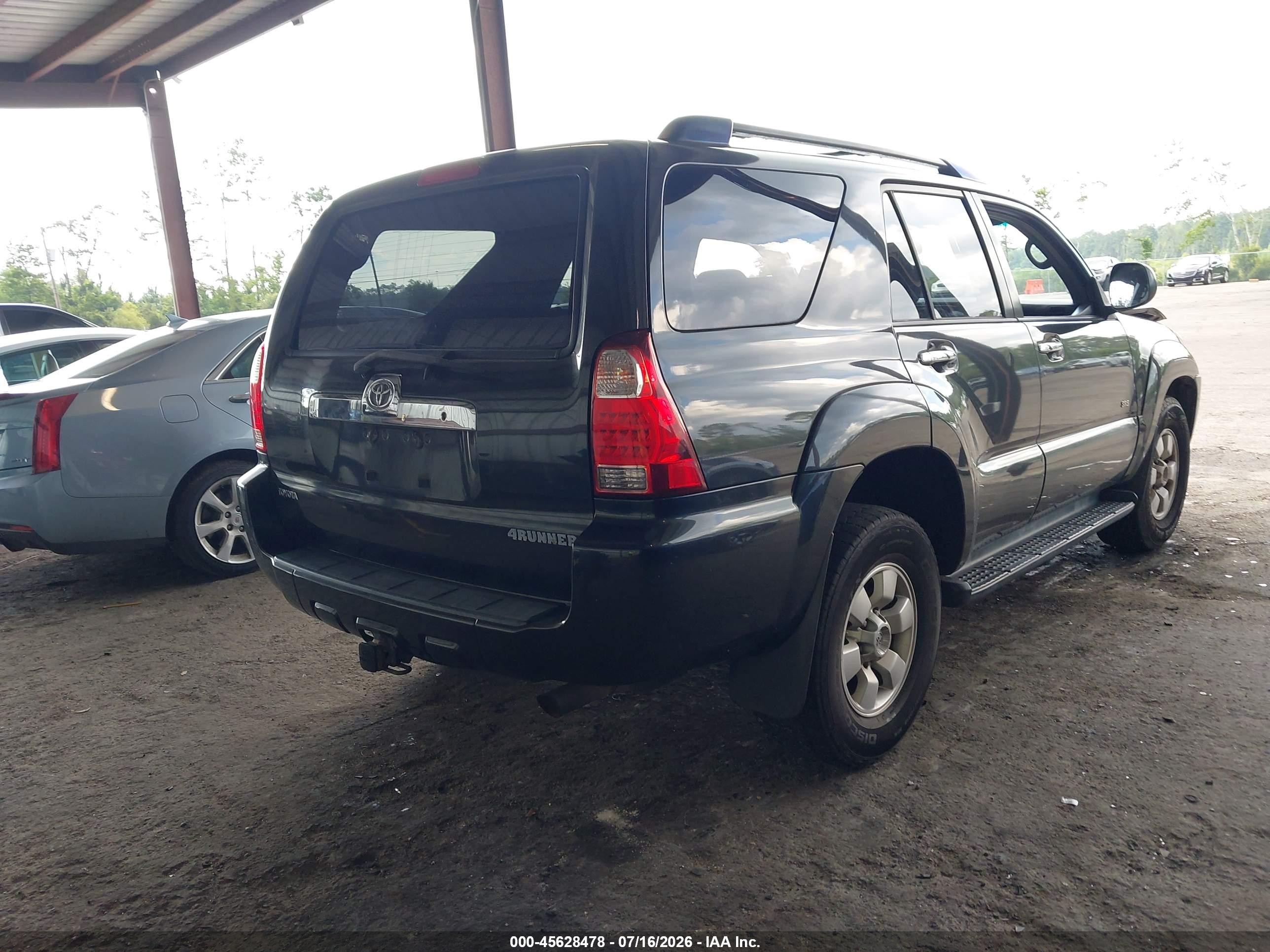 2007 Toyota 4runner Sr5 Gray vin: JTEZU14R978073675