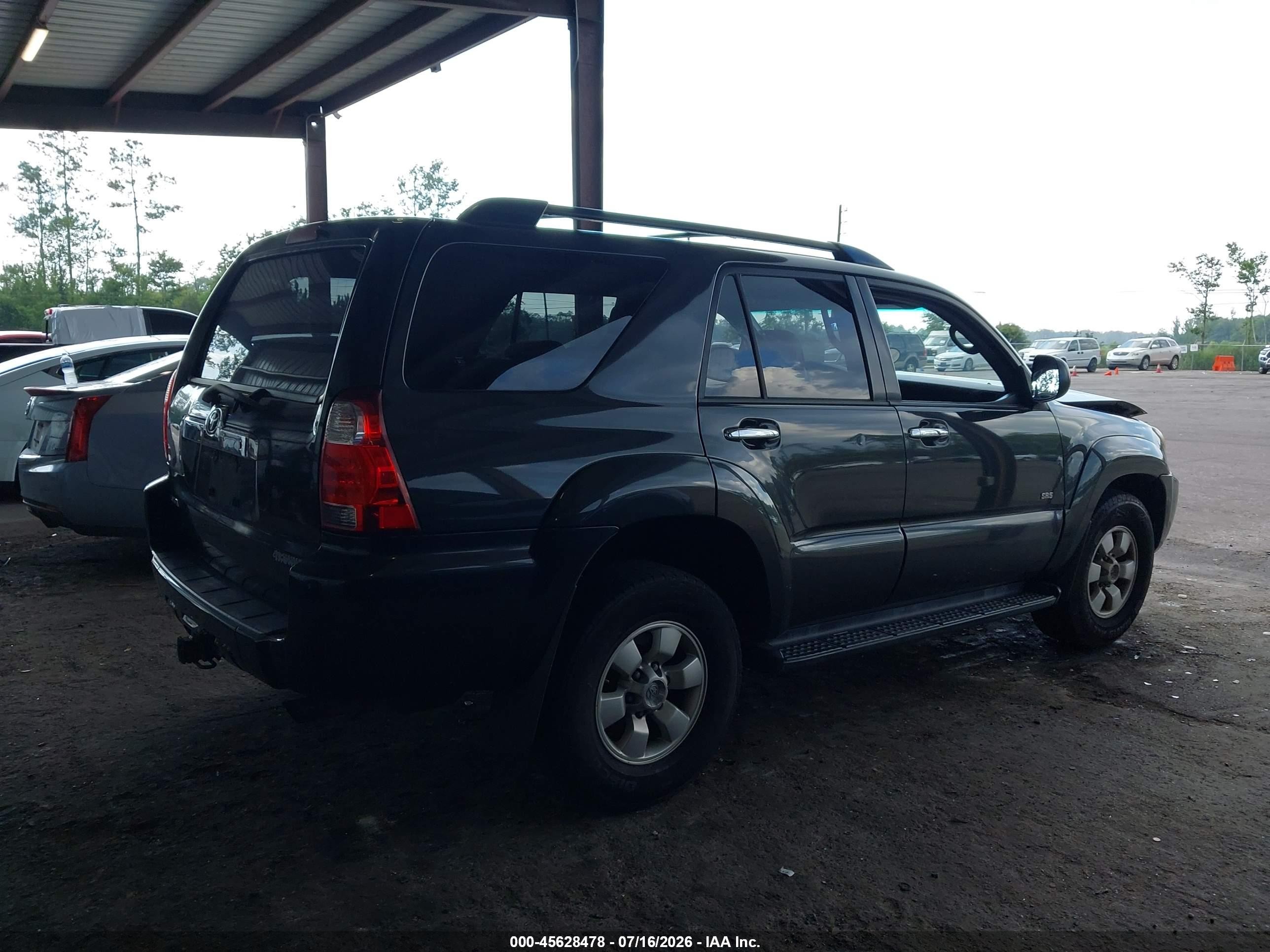2007 Toyota 4runner Sr5 Gray vin: JTEZU14R978073675