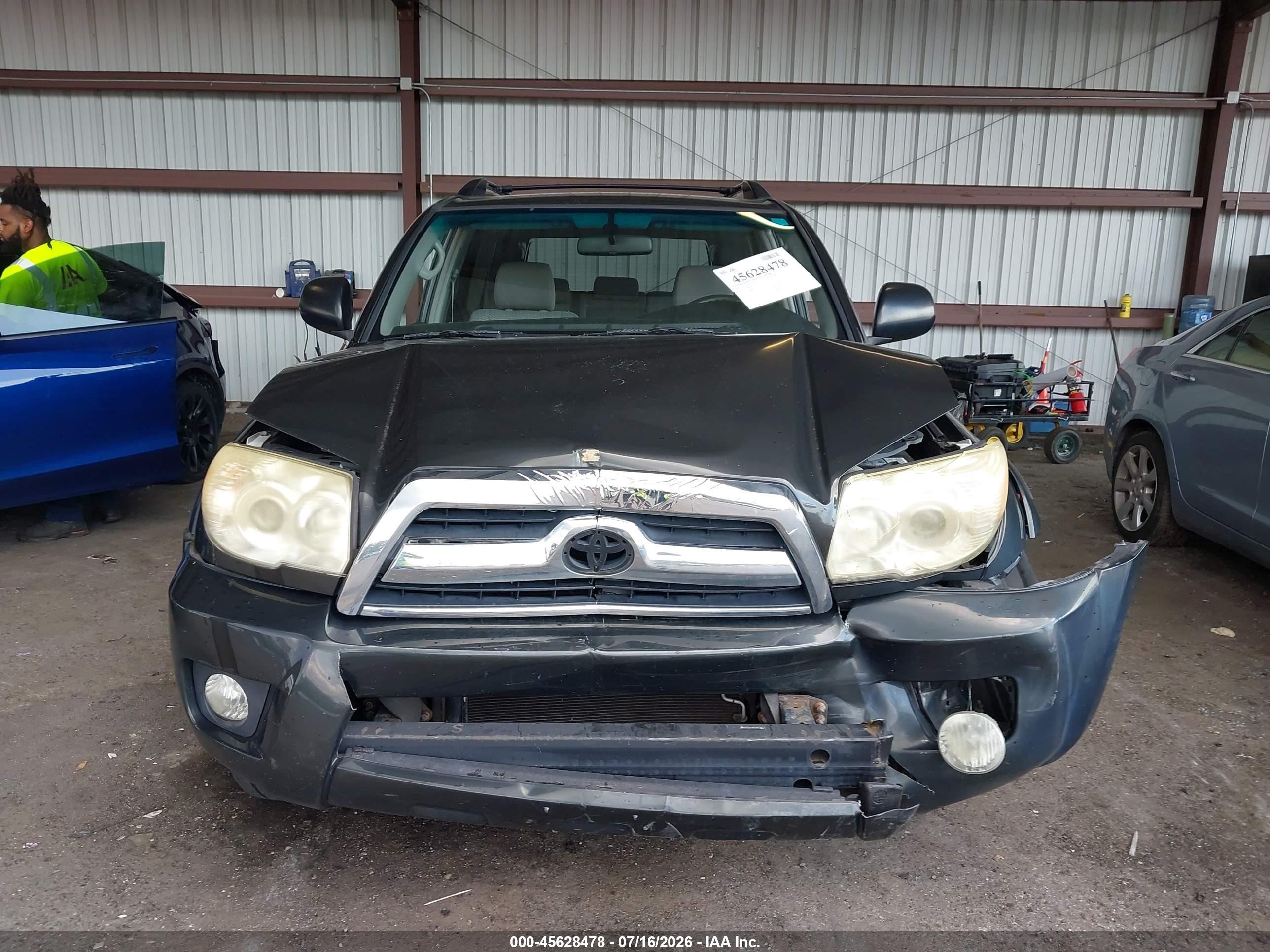 2007 Toyota 4runner Sr5 Gray vin: JTEZU14R978073675