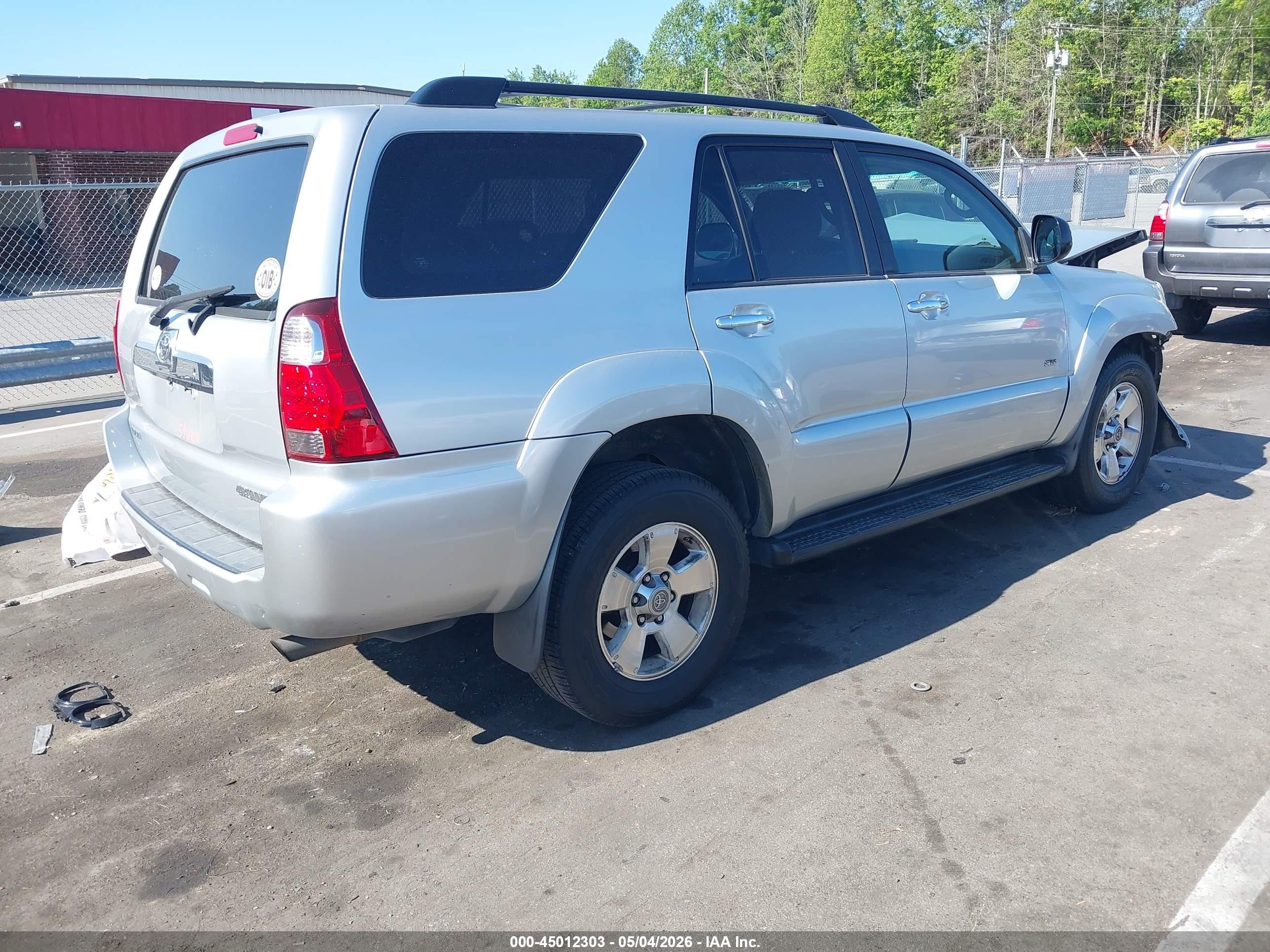 2007 Toyota 4runner Sr5 V6 Gray vin: JTEZU14R978074969
