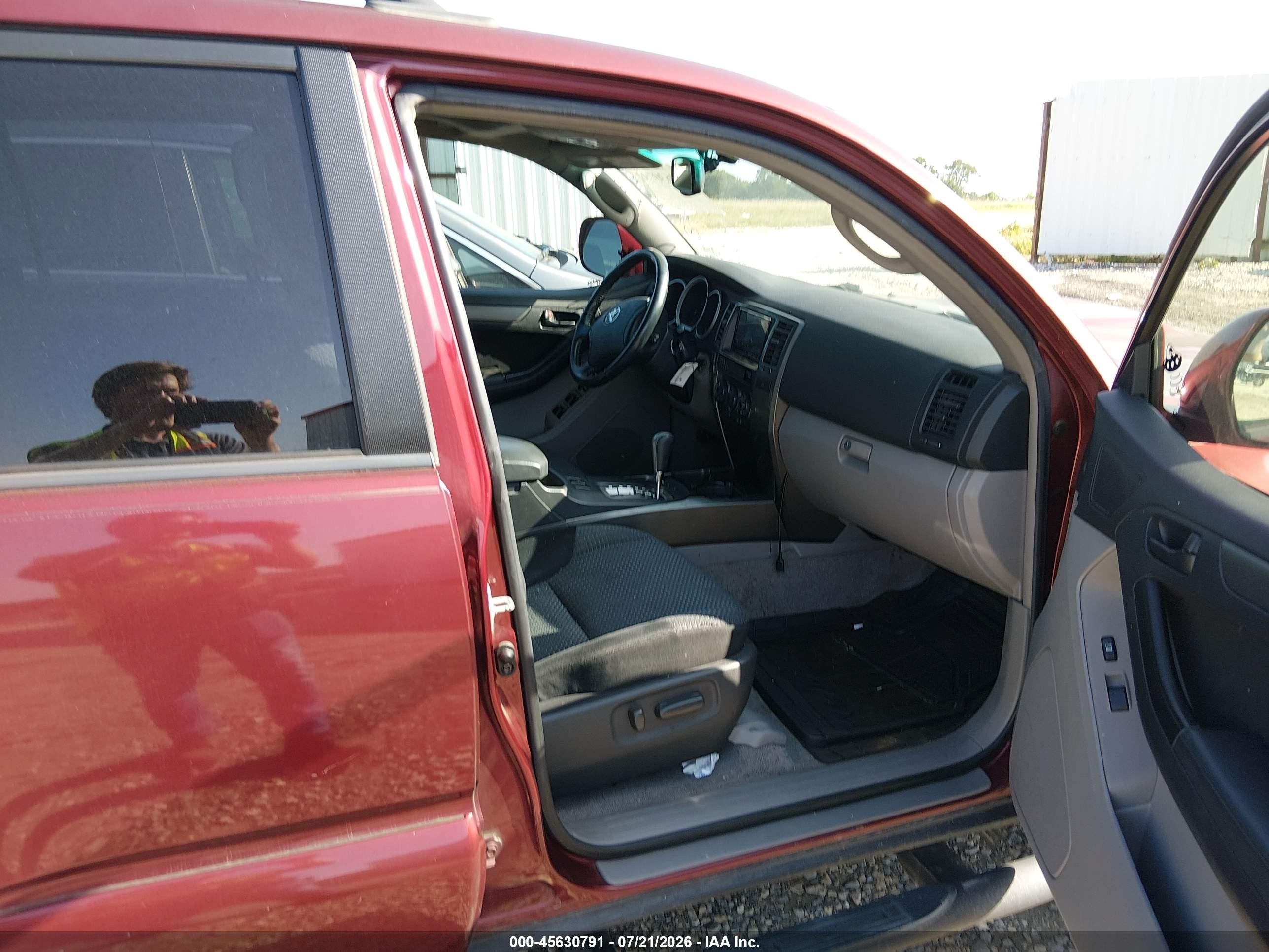 2007 Toyota 4runner Sr5 Sport Maroon vin: JTEZU14R978075121