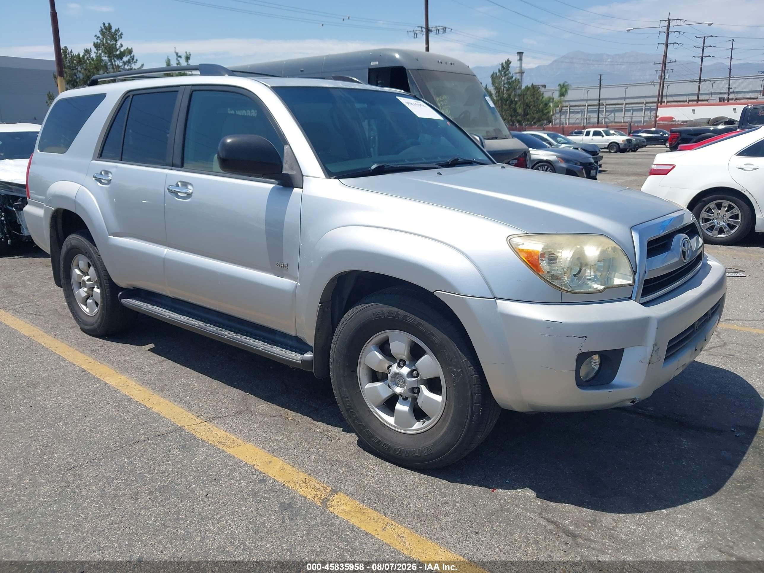2008 Toyota 4runner Sr5 V6 Silver vin: JTEZU14R980098818
