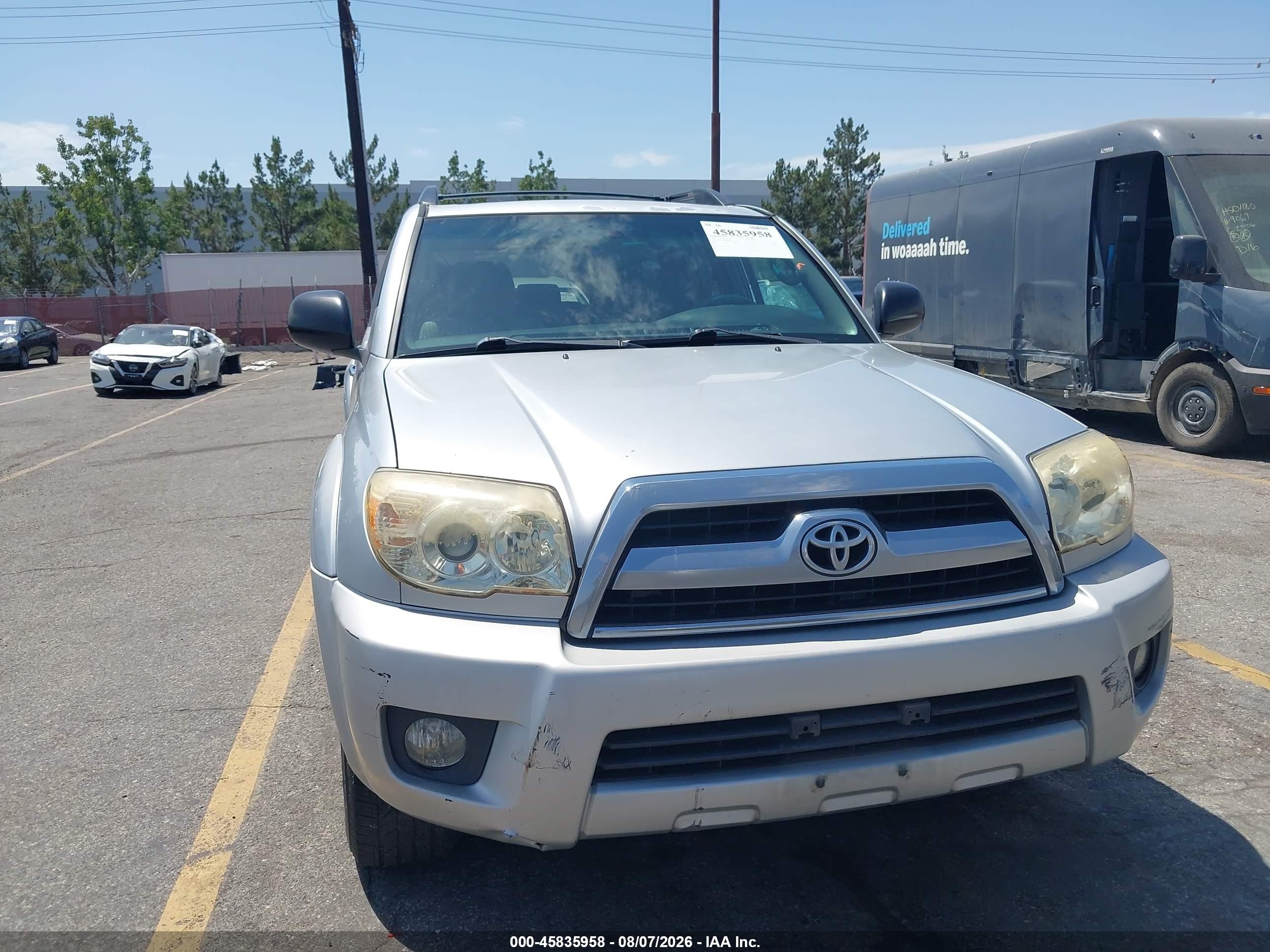 2008 Toyota 4runner Sr5 V6 Silver vin: JTEZU14R980098818