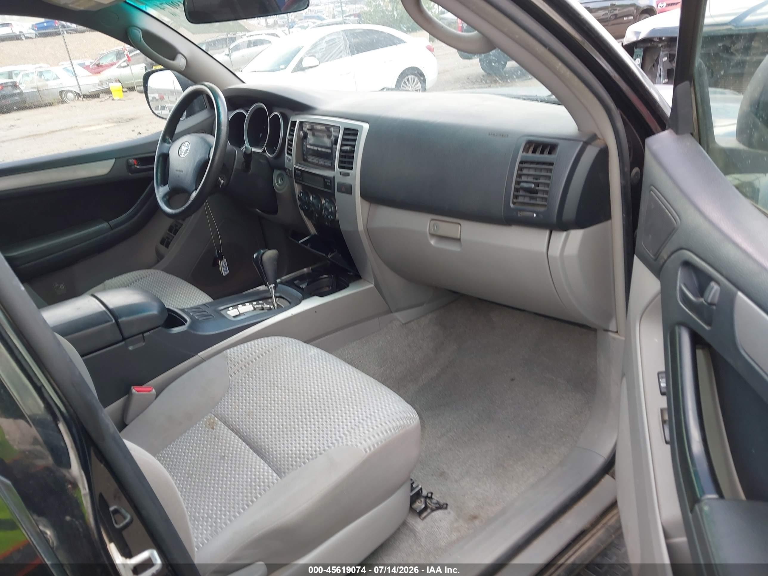 2008 Toyota 4runner Sr5 V6 Black vin: JTEZU14R98K007289