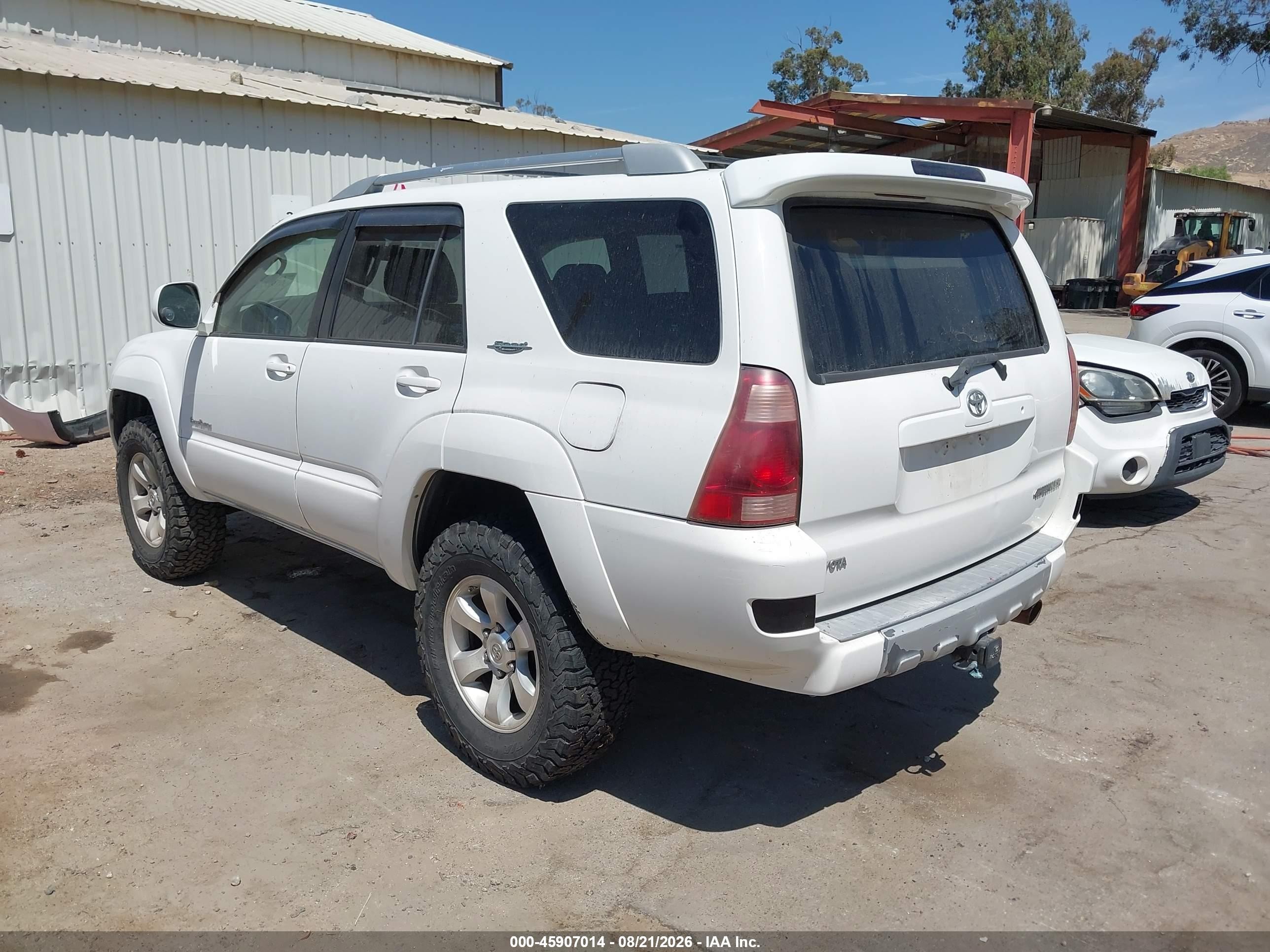 2005 Toyota 4runner Sr5 Sport V6 White vin: JTEZU14RX50054385