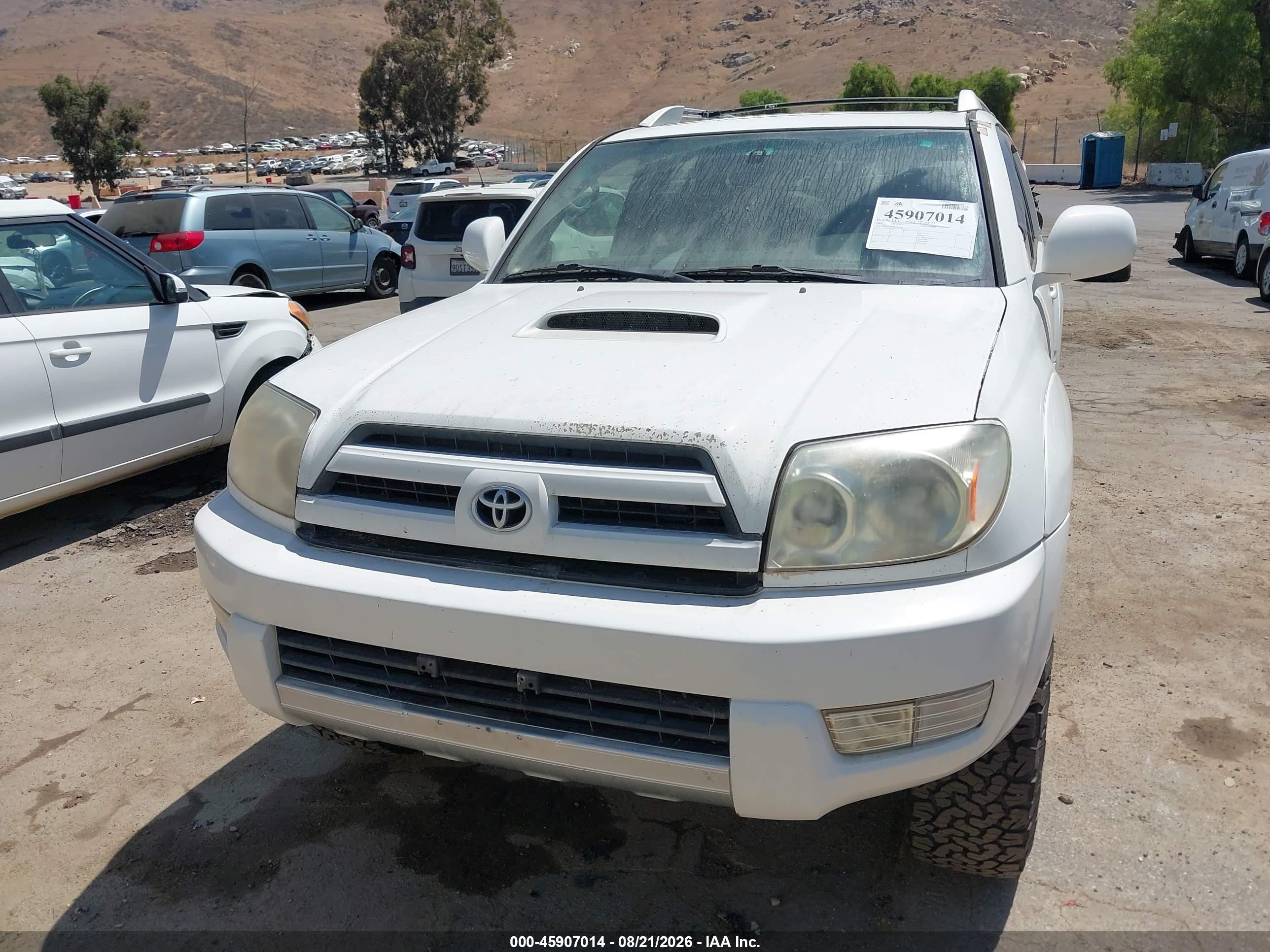 2005 Toyota 4runner Sr5 Sport V6 White vin: JTEZU14RX50054385