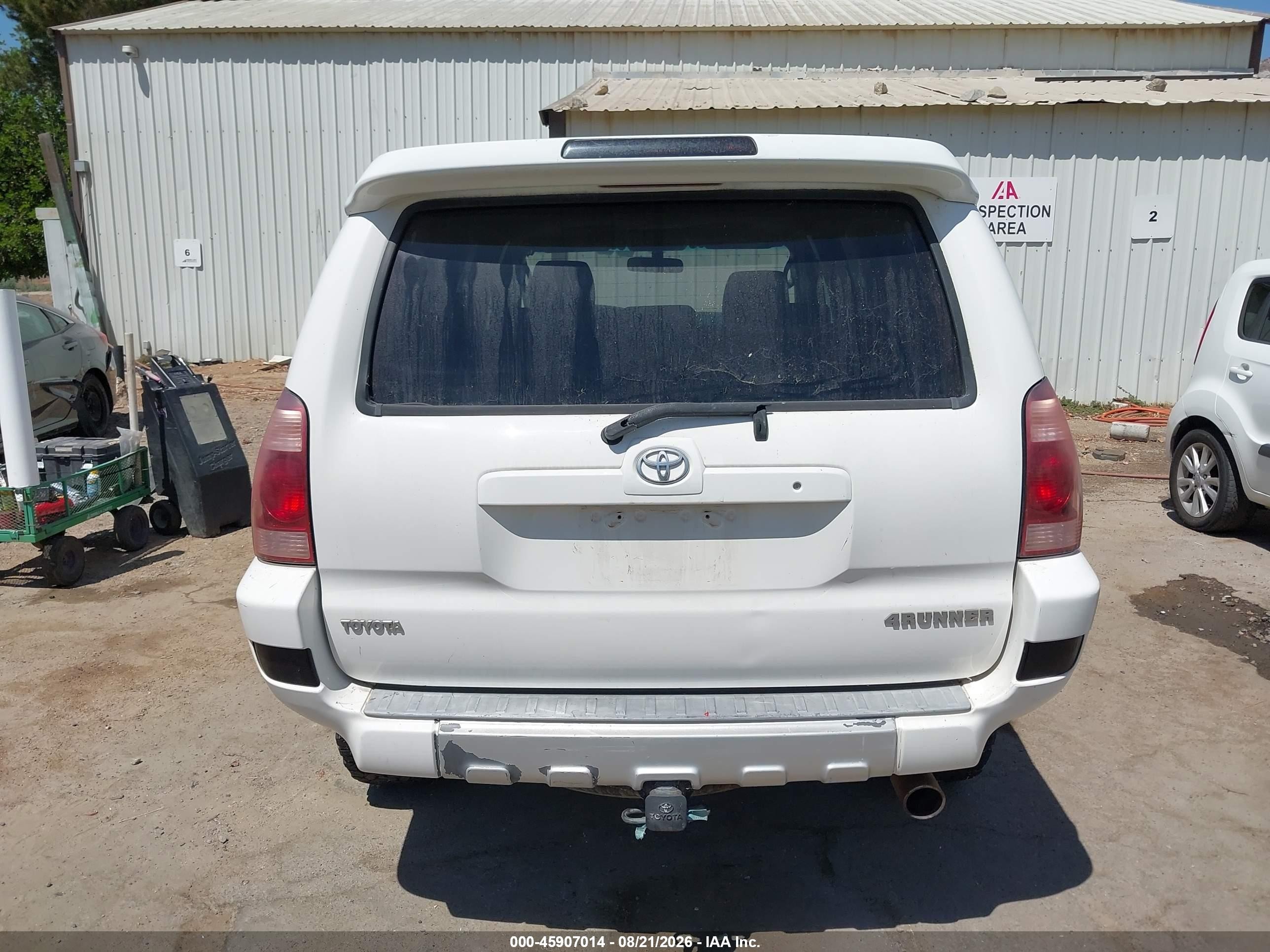 2005 Toyota 4runner Sr5 Sport V6 White vin: JTEZU14RX50054385