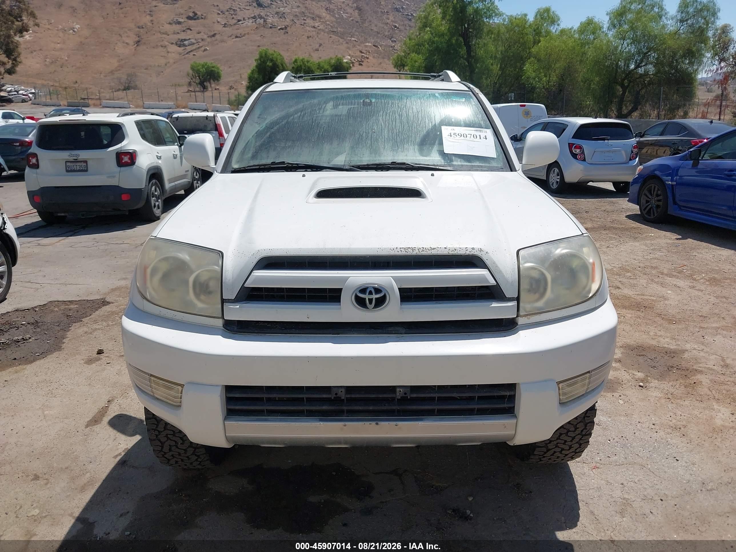 2005 Toyota 4runner Sr5 Sport V6 White vin: JTEZU14RX50054385