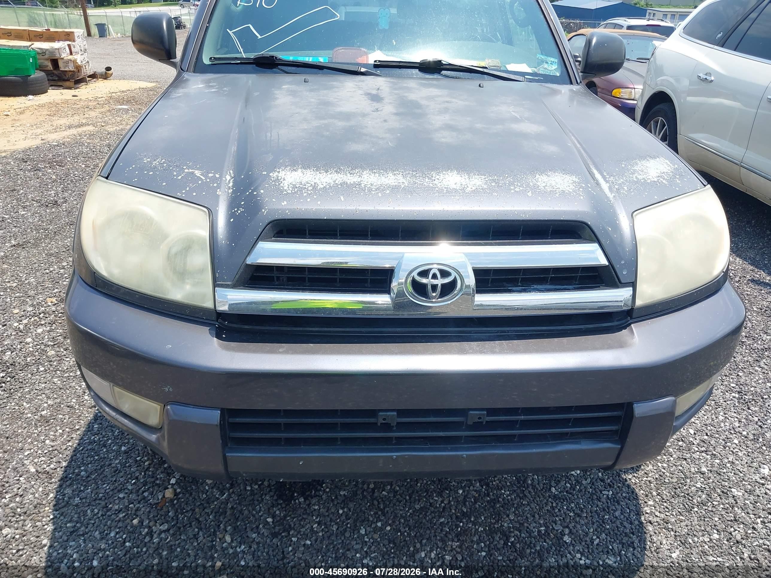 2005 Toyota 4runner Sr5 V6 Gray vin: JTEZU14RX58031044