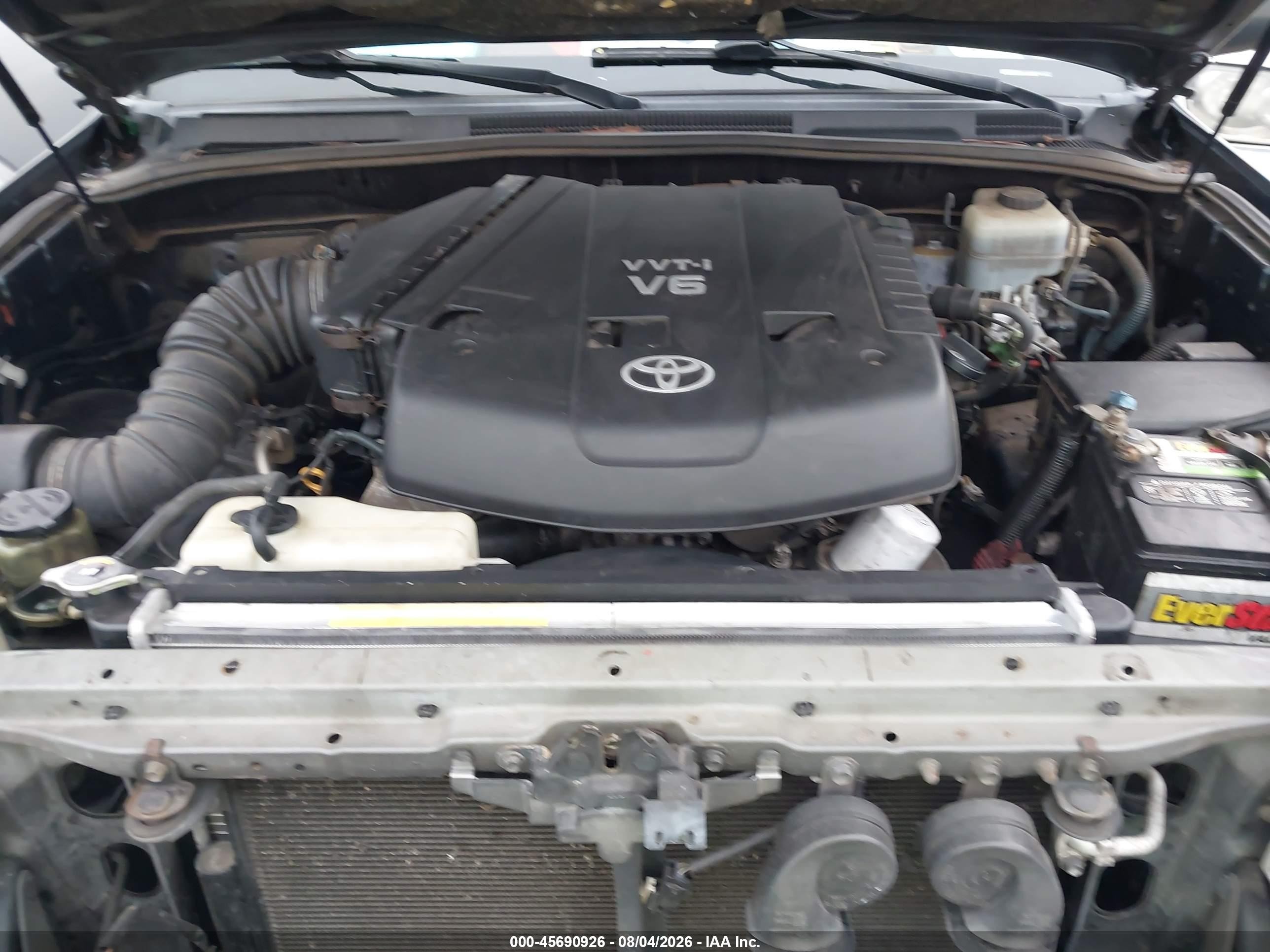 2005 Toyota 4runner Sr5 V6 Gray vin: JTEZU14RX58031044