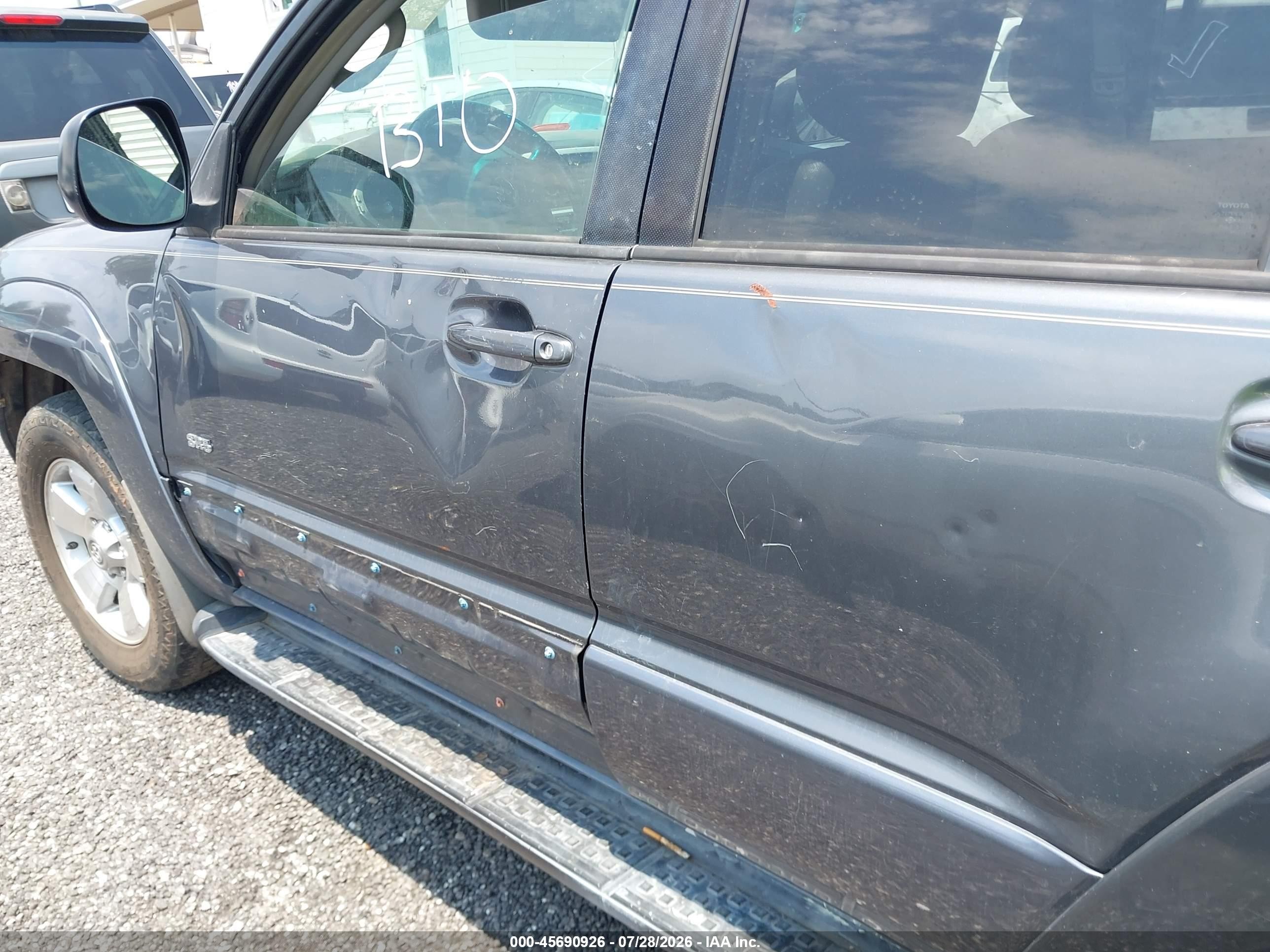 2005 Toyota 4runner Sr5 V6 Gray vin: JTEZU14RX58031044