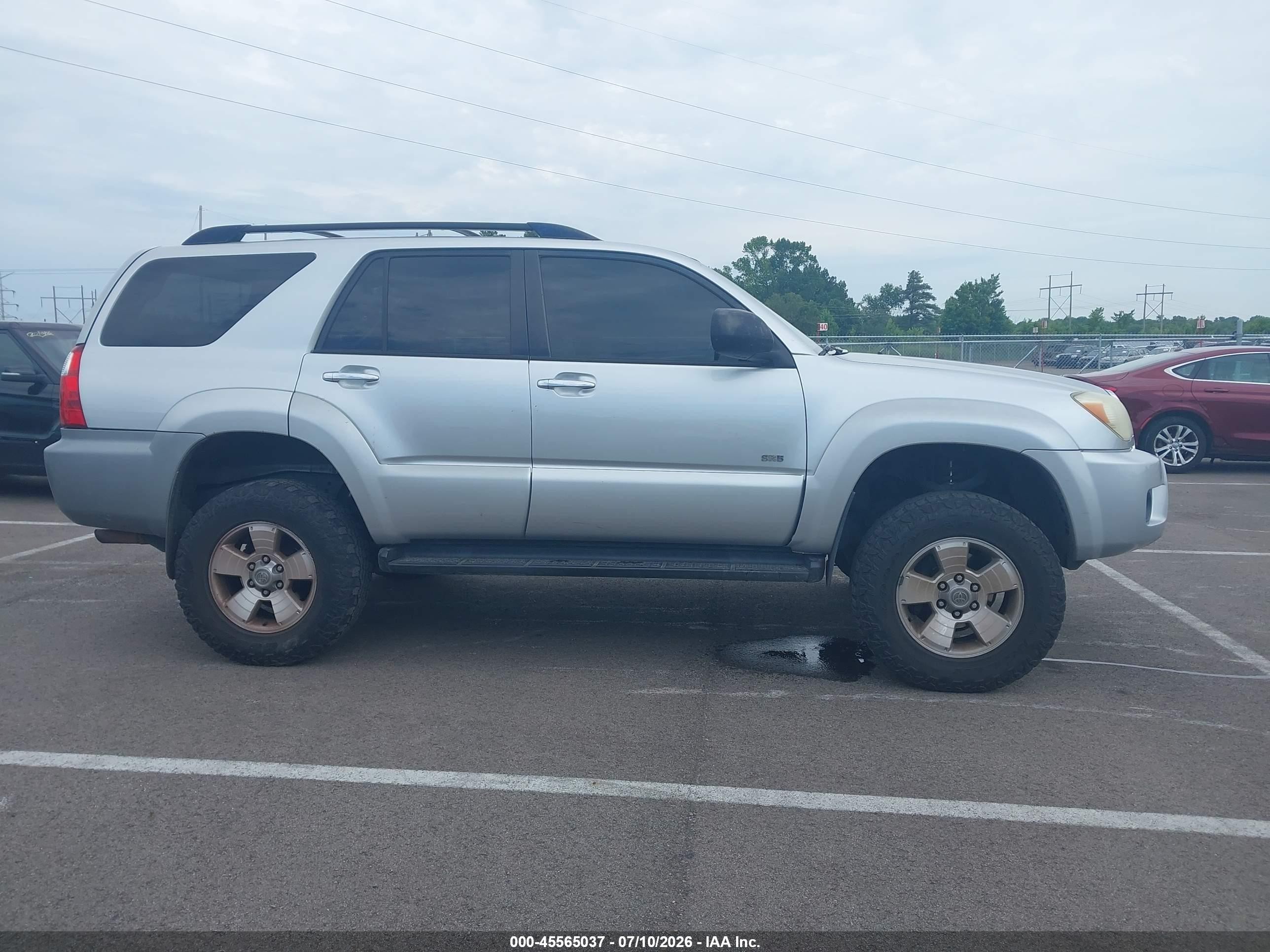 2006 Toyota 4runner Sr5 V6 Silver vin: JTEZU14RX60069079