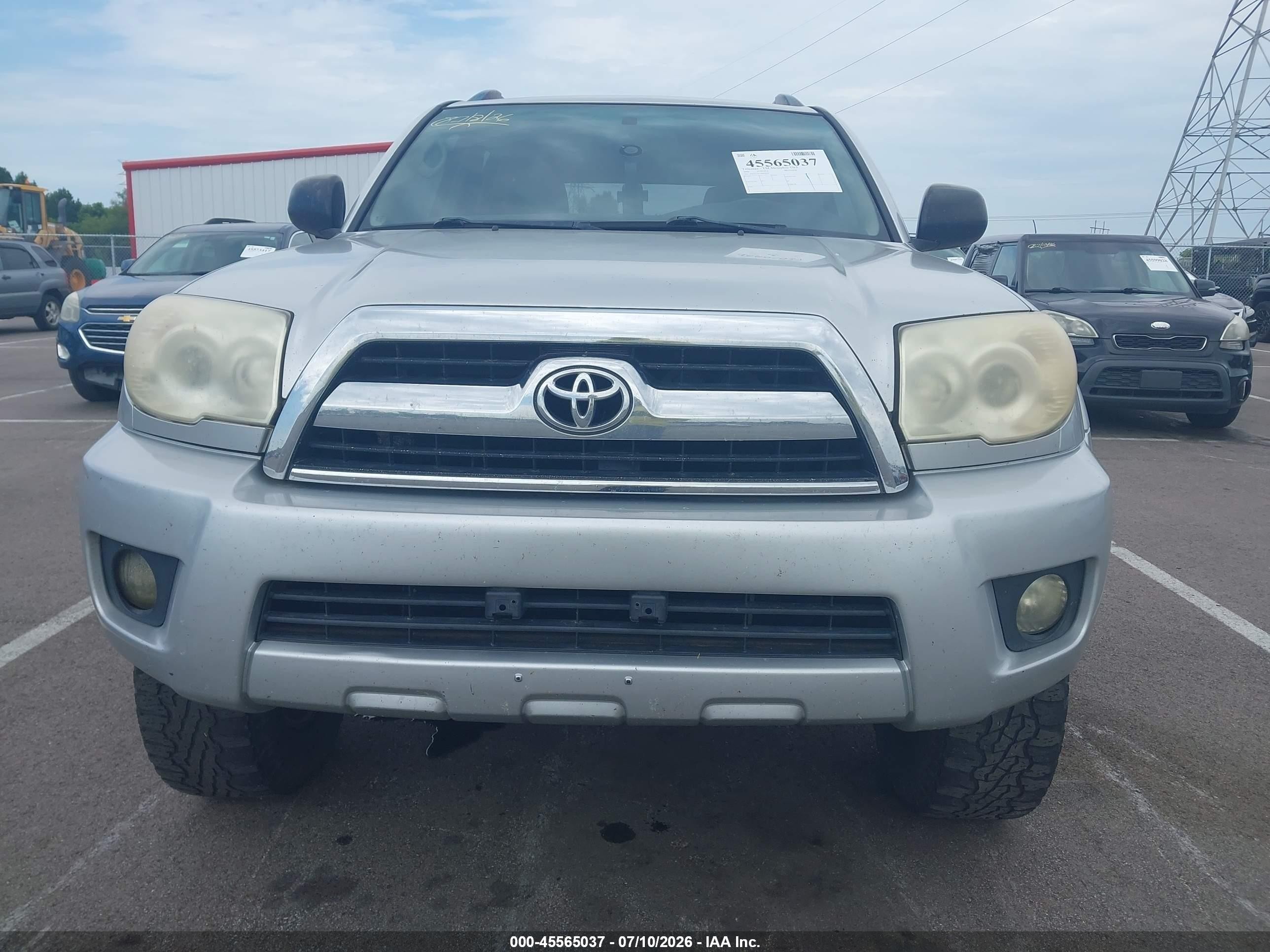2006 Toyota 4runner Sr5 V6 Silver vin: JTEZU14RX60069079