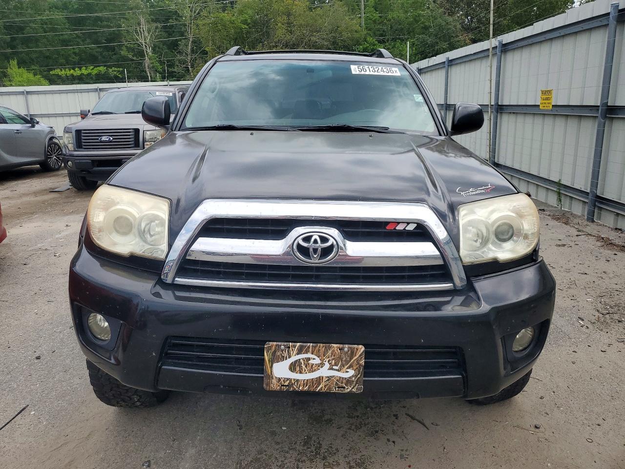 2007 Toyota 4runner Sr5 Black vin: JTEZU14RX78074351