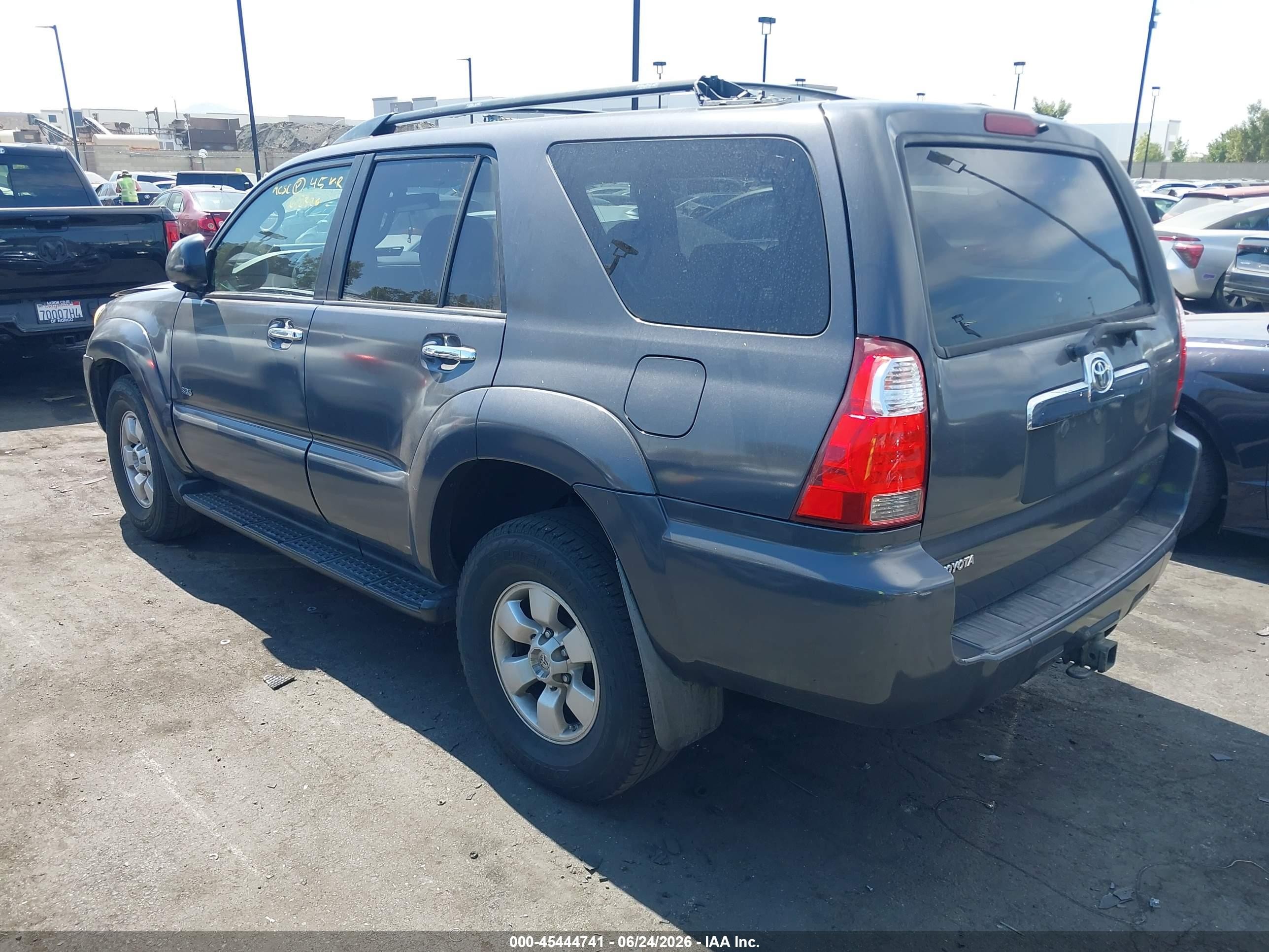 2007 Toyota 4runner Sr5 Gray vin: JTEZU14RX78075029