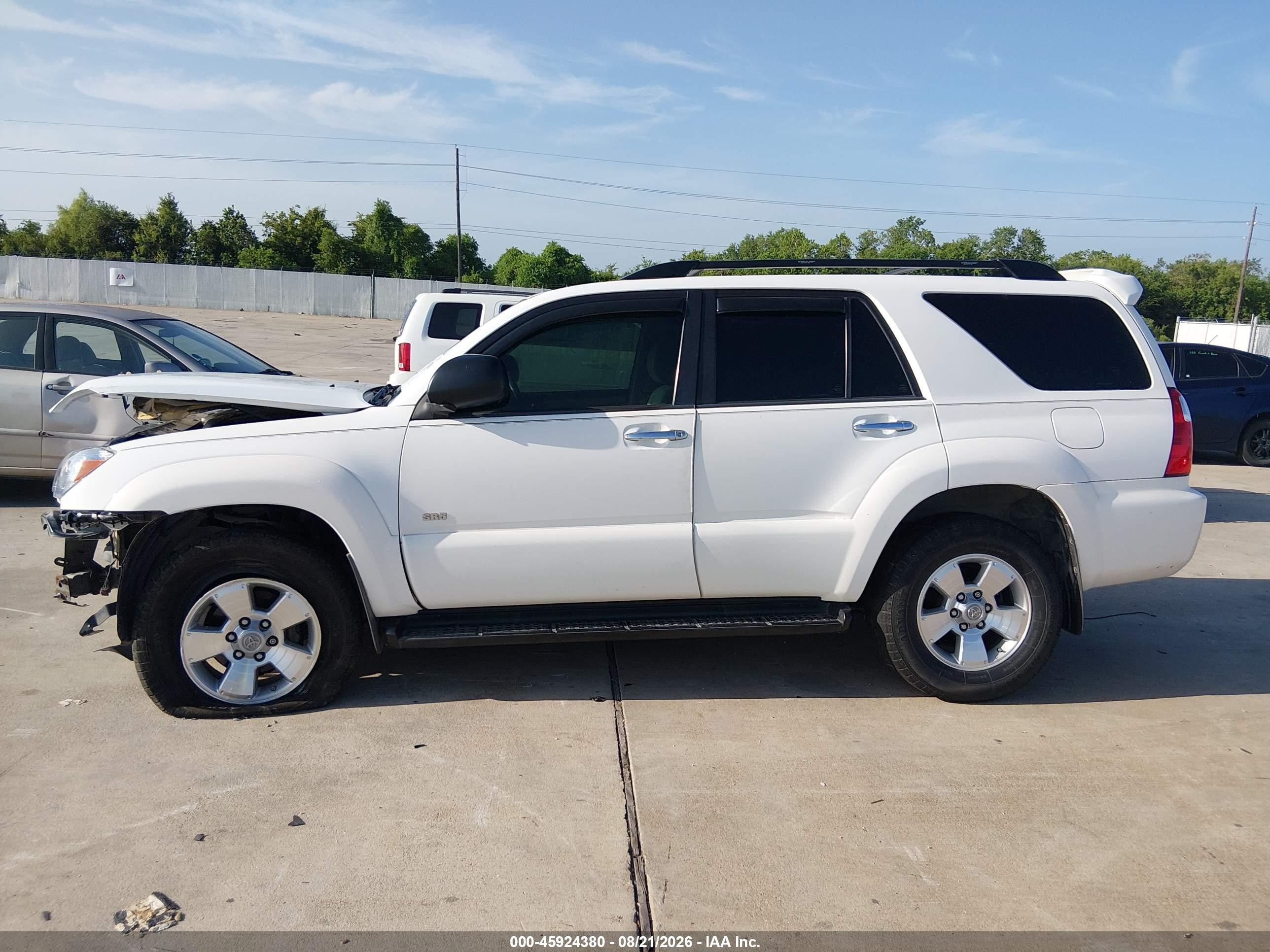 2008 Toyota 4runner Sr5 V6 White vin: JTEZU14RX8K018348