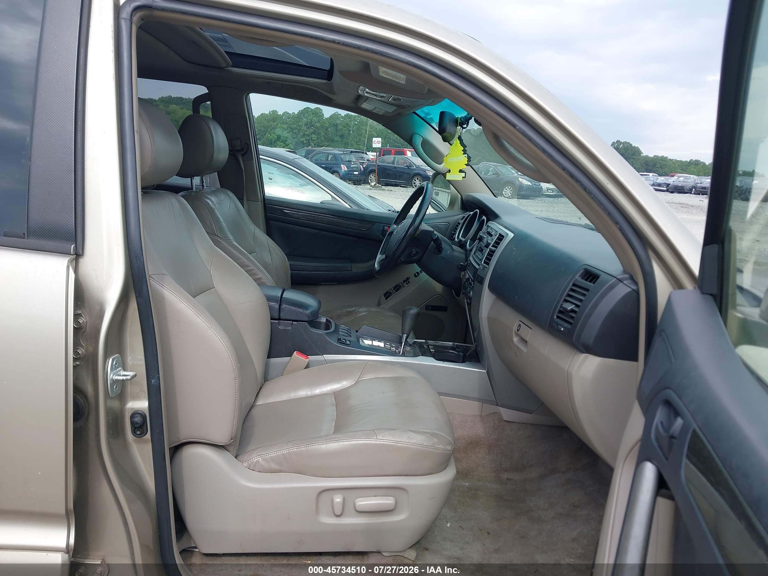 2004 Toyota 4runner Limited V6 Золотой vin: JTEZU17R048009435