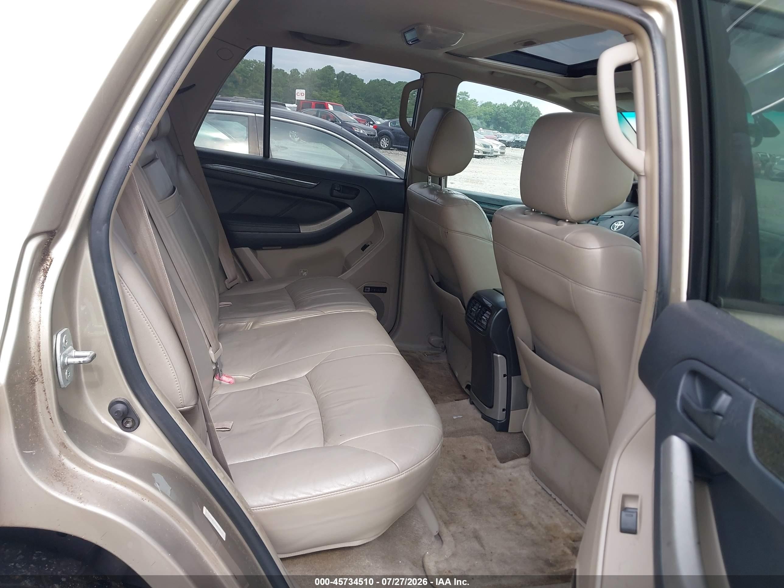 2004 Toyota 4runner Limited V6 Золотой vin: JTEZU17R048009435