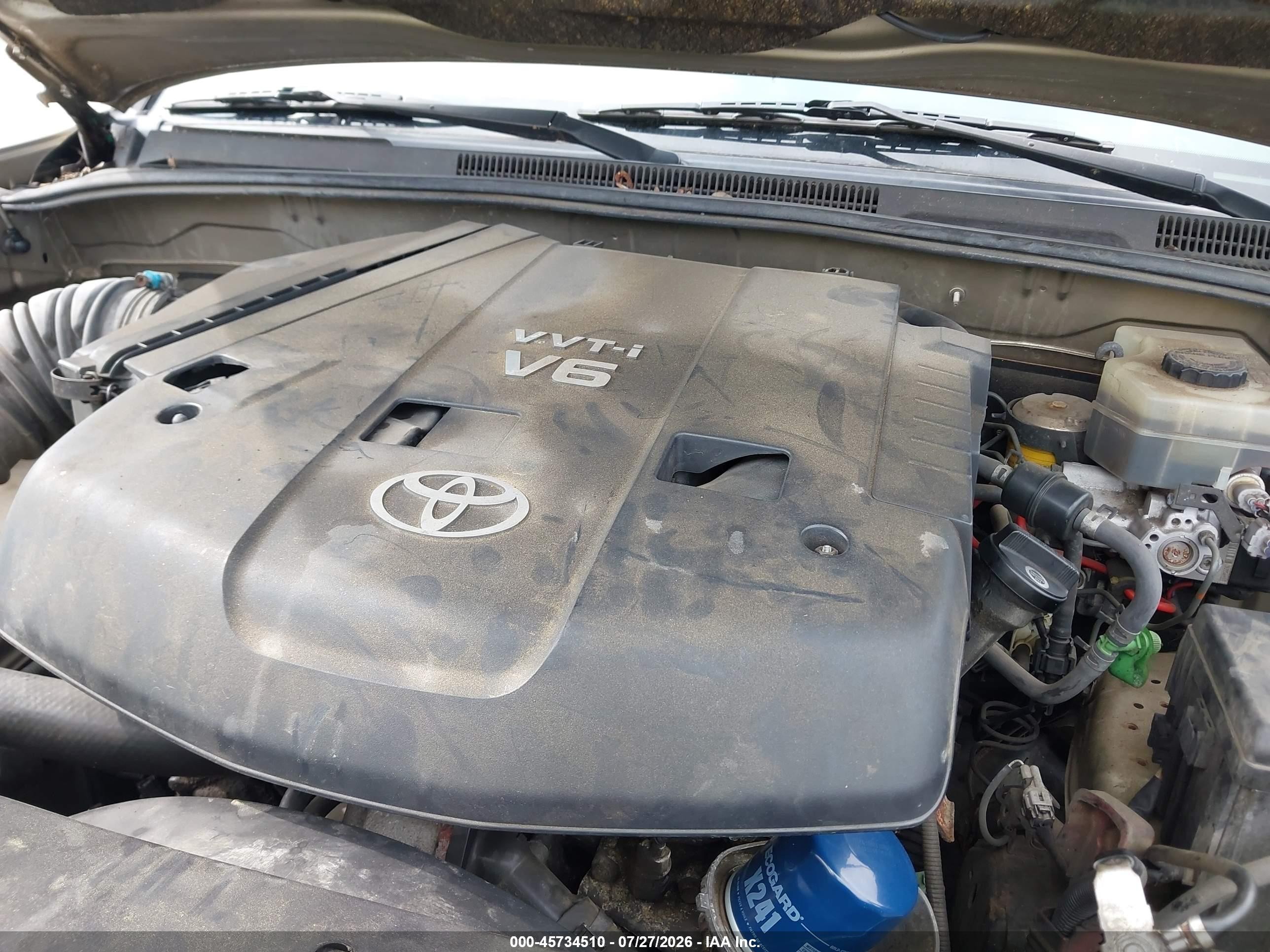 2004 Toyota 4runner Limited V6 Золотой vin: JTEZU17R048009435