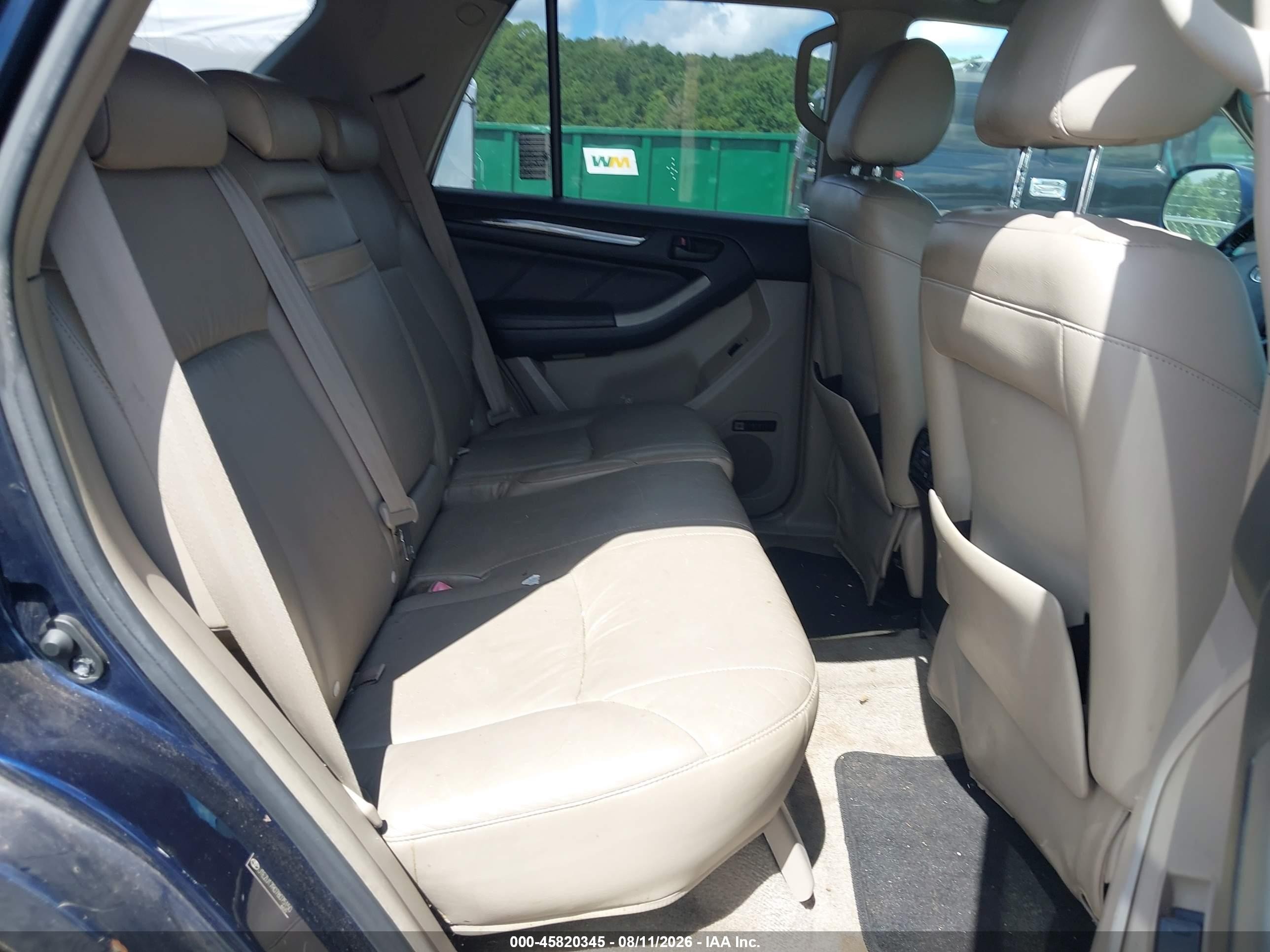 2007 Toyota 4runner Limited Blue vin: JTEZU17R078075150
