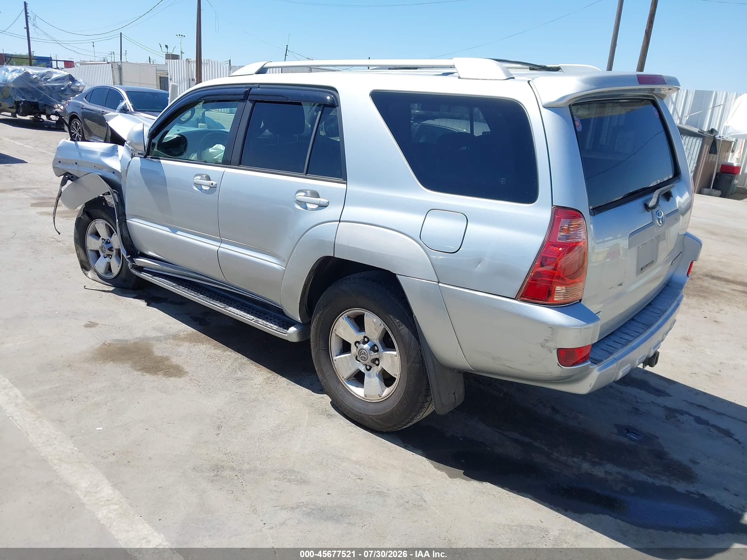 2004 Toyota 4runner Limited V6 Серебряный vin: JTEZU17R148014580