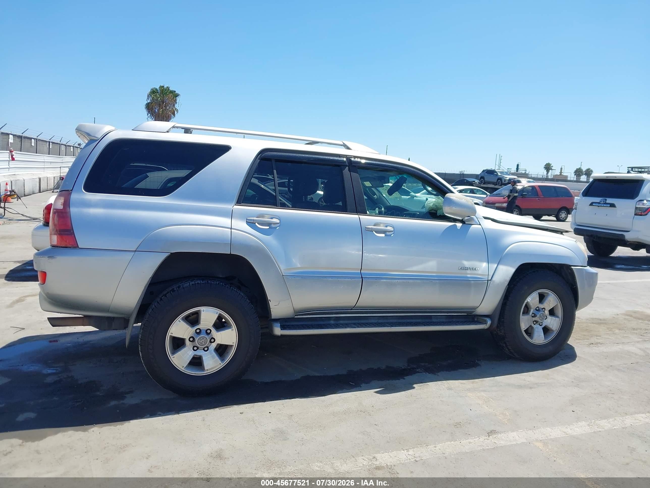 2004 Toyota 4runner Limited V6 Серебряный vin: JTEZU17R148014580