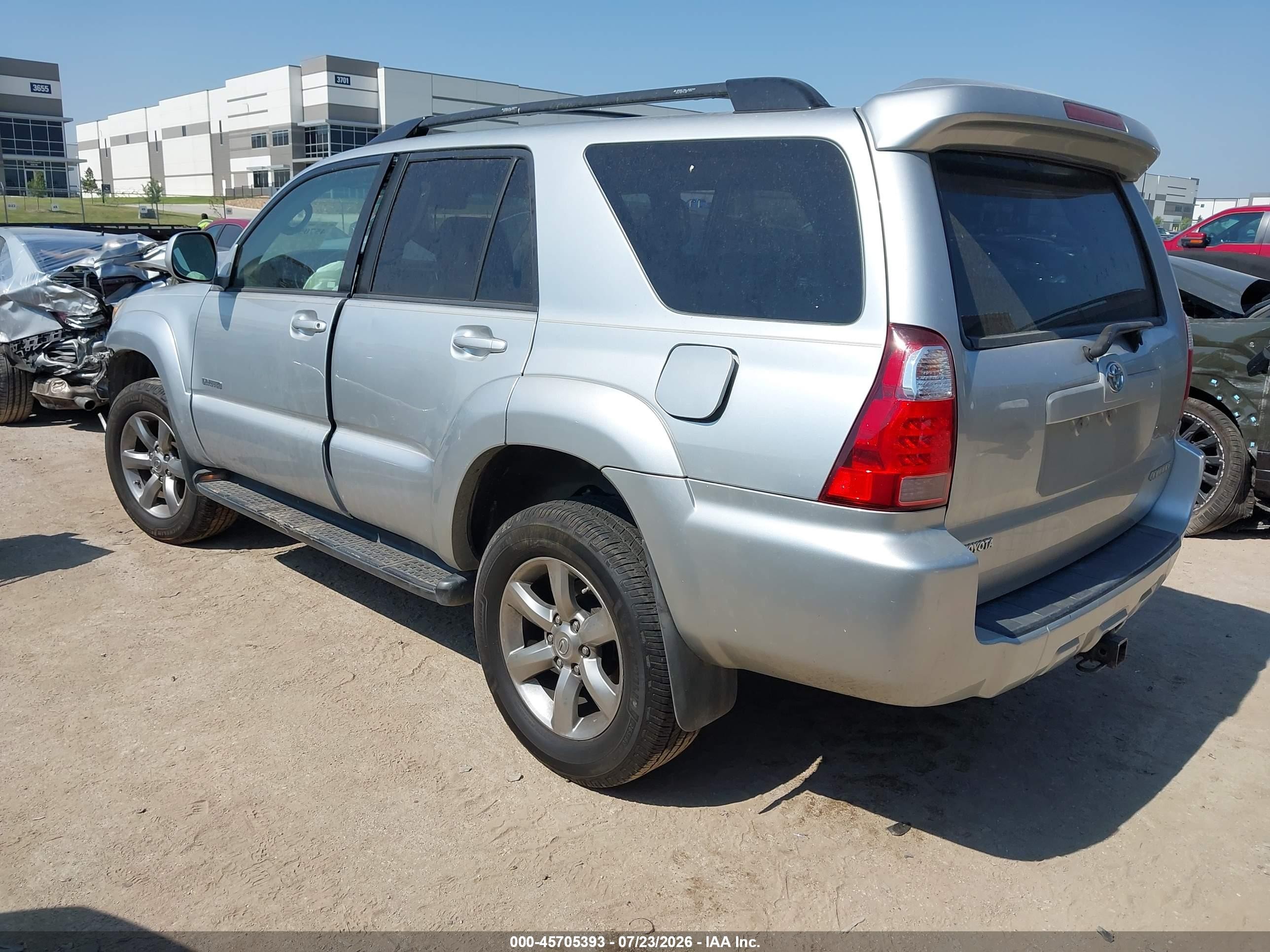 2007 Toyota 4runner Limited Серебряный vin: JTEZU17R170087516