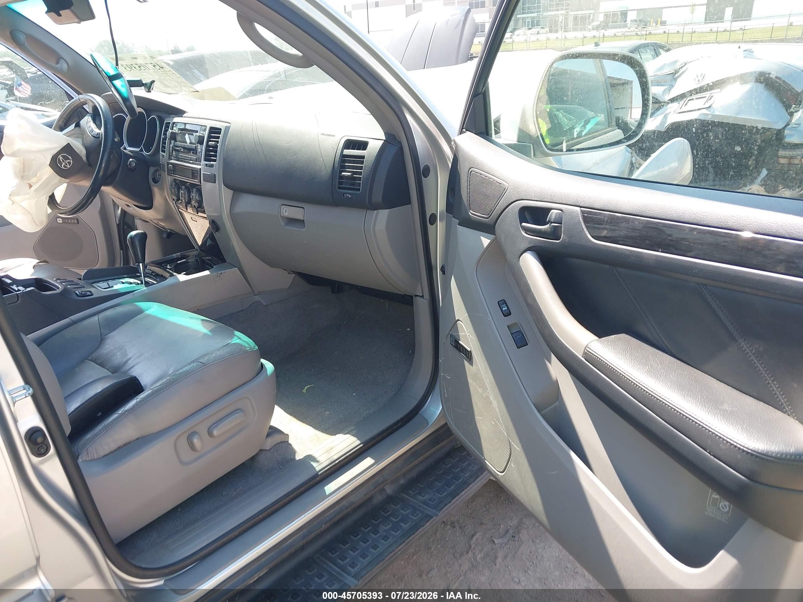 2007 Toyota 4runner Limited Серебряный vin: JTEZU17R170087516