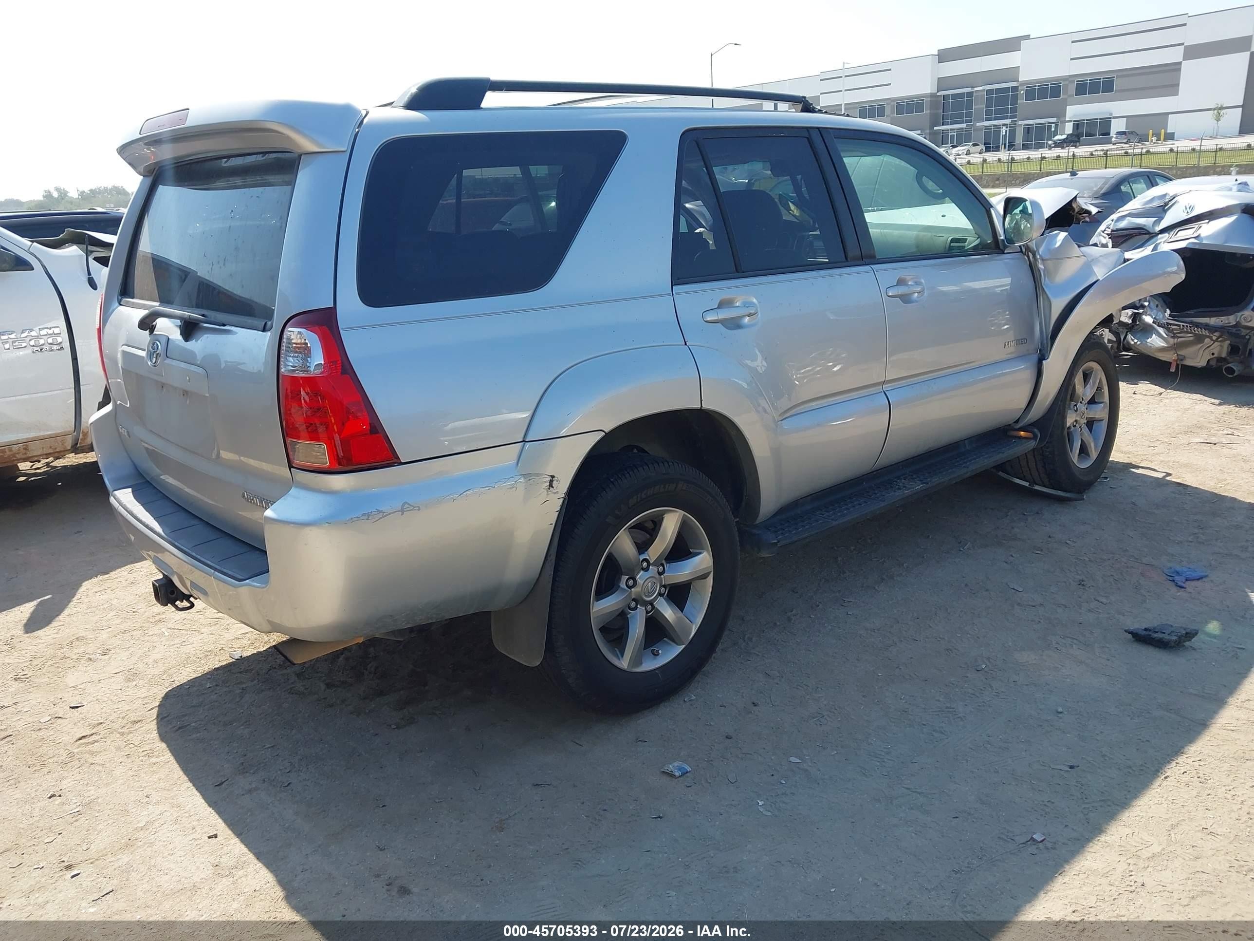 2007 Toyota 4runner Limited Серебряный vin: JTEZU17R170087516