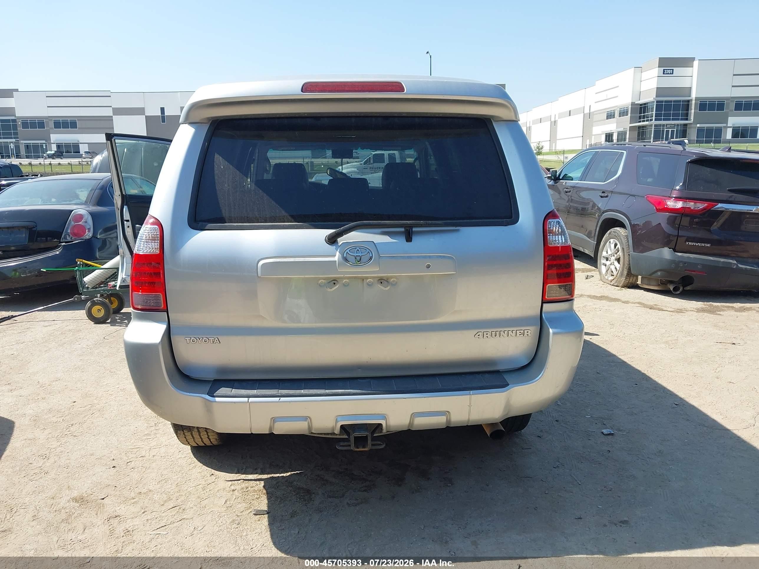 2007 Toyota 4runner Limited Серебряный vin: JTEZU17R170087516