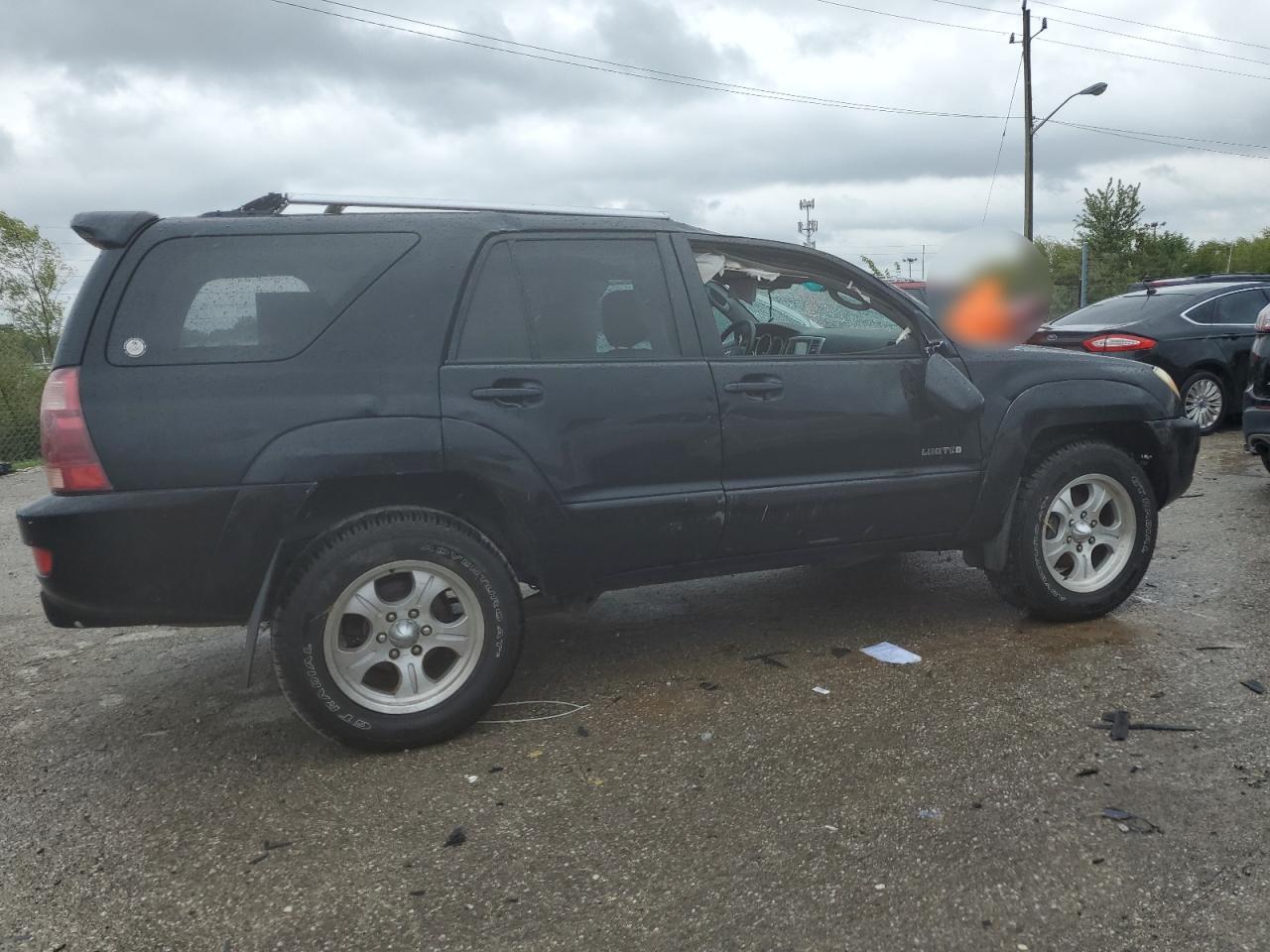 2004 Toyota 4runner Limited Black vin: JTEZU17R340043352
