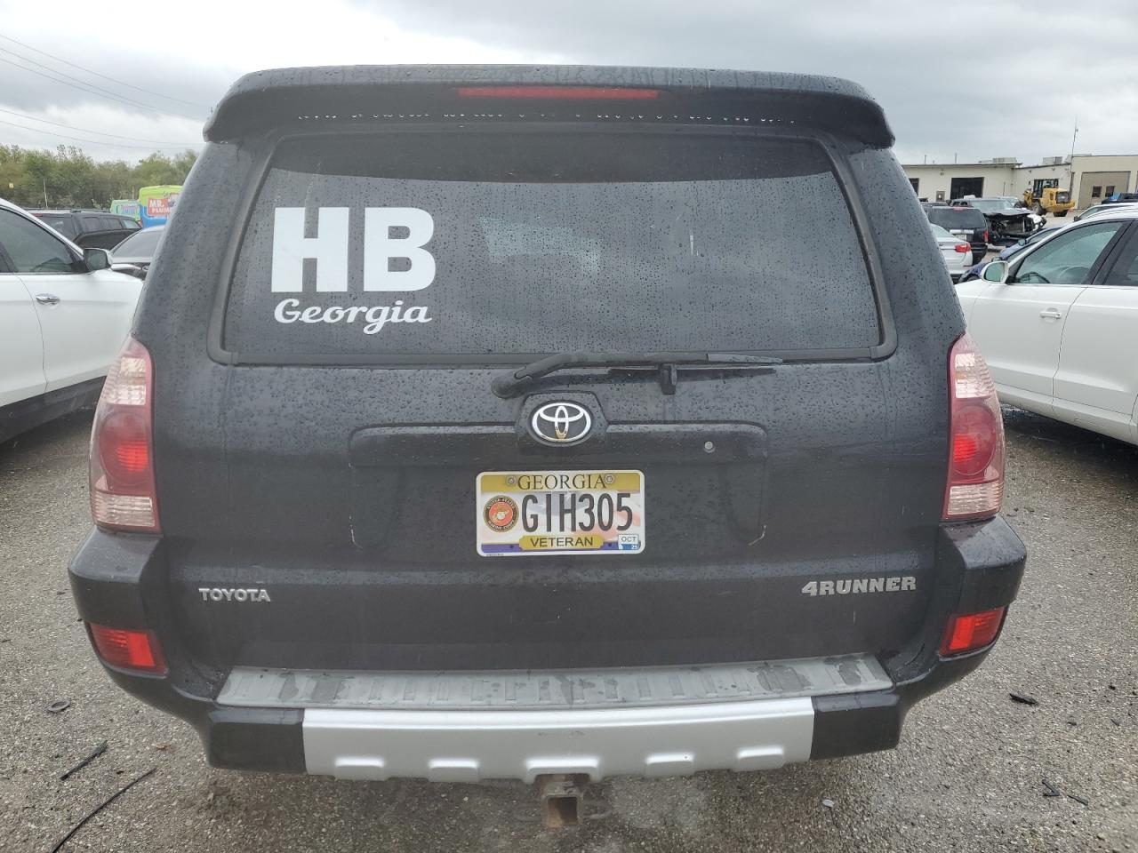 2004 Toyota 4runner Limited Black vin: JTEZU17R340043352