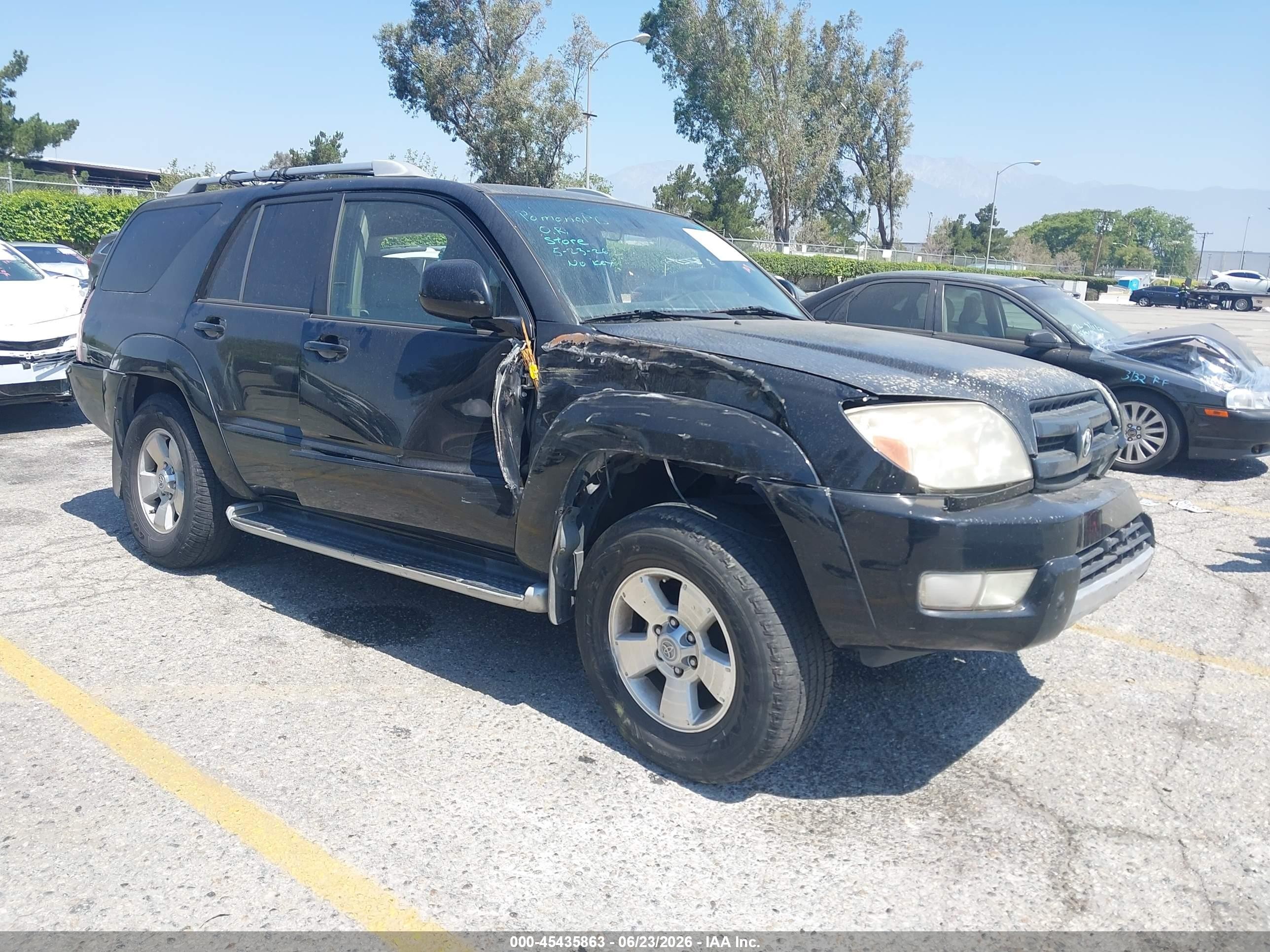 2004 Toyota 4runner Limited V6 Черный vin: JTEZU17R348019022