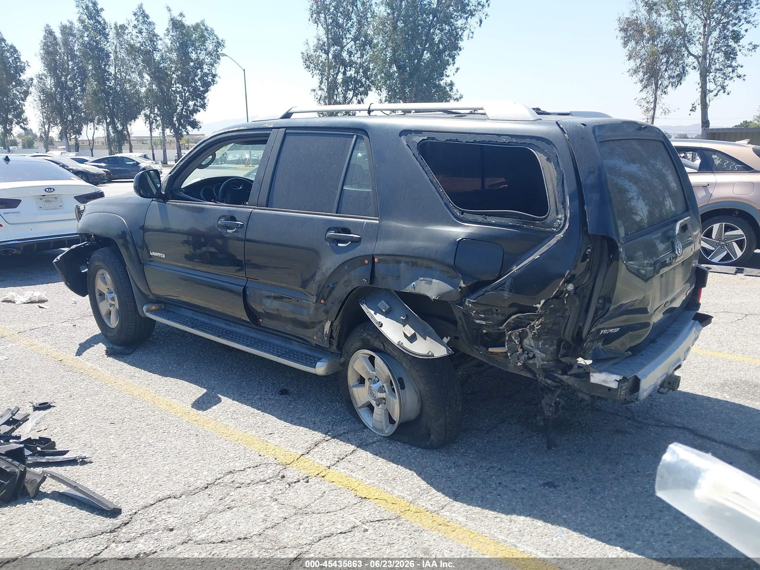 2004 Toyota 4runner Limited V6 Черный vin: JTEZU17R348019022