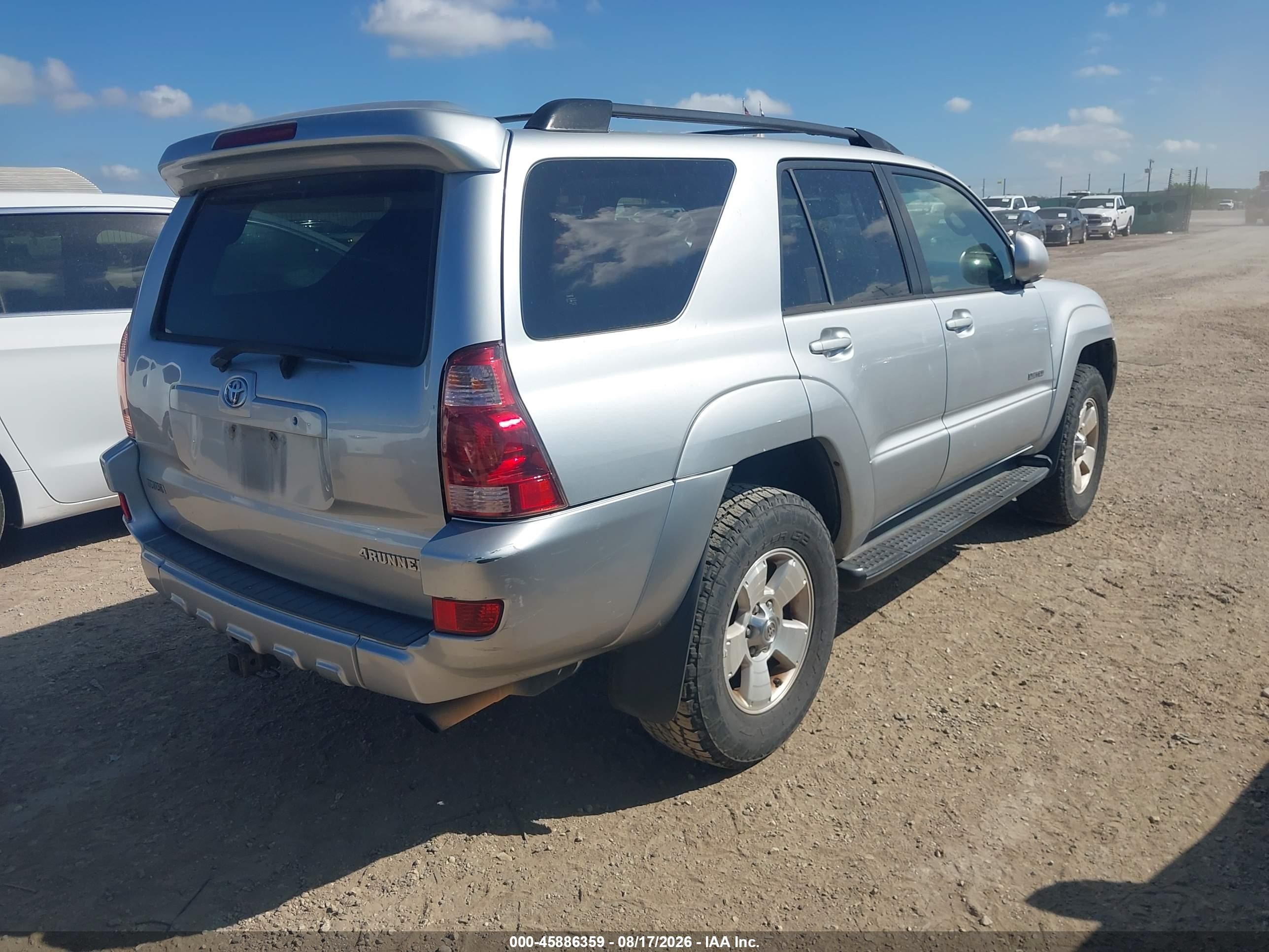 2005 Toyota 4runner Limited V6 Серебряный vin: JTEZU17R350054501