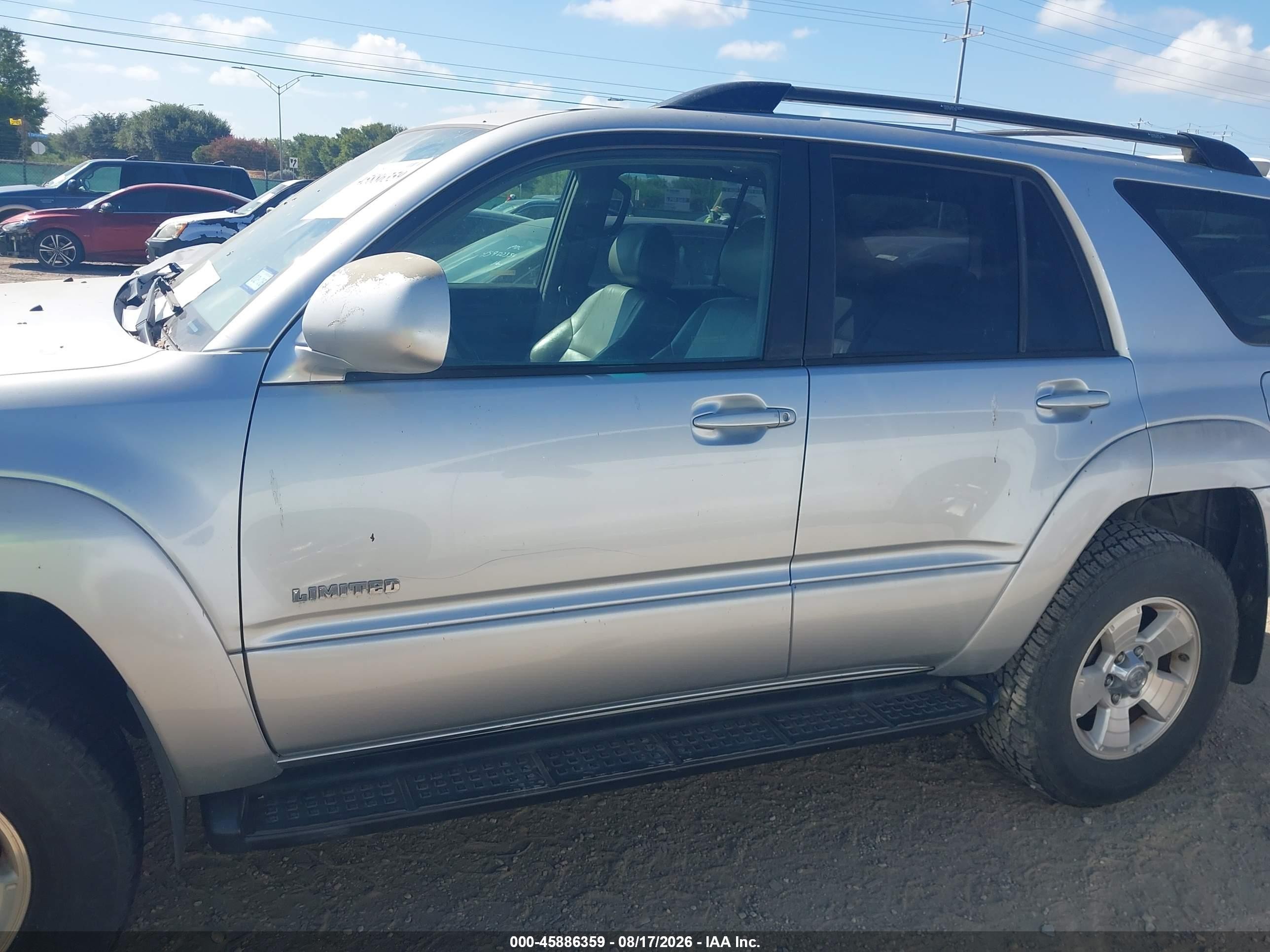 2005 Toyota 4runner Limited V6 Серебряный vin: JTEZU17R350054501