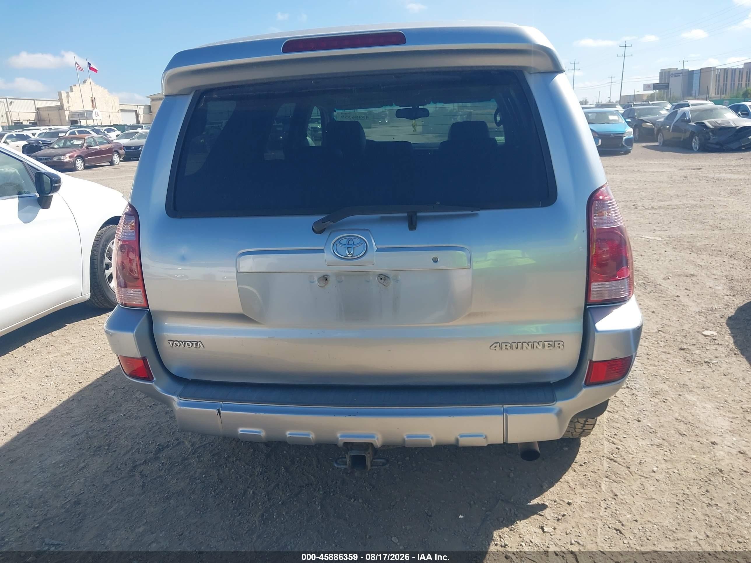2005 Toyota 4runner Limited V6 Серебряный vin: JTEZU17R350054501