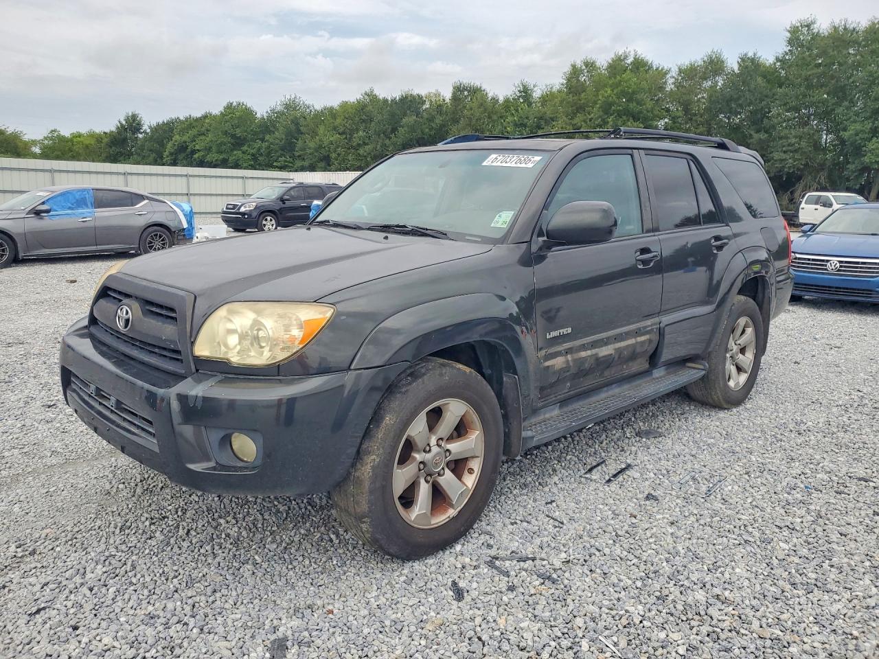 2007 Toyota 4runner Limited Gray vin: JTEZU17R378090726