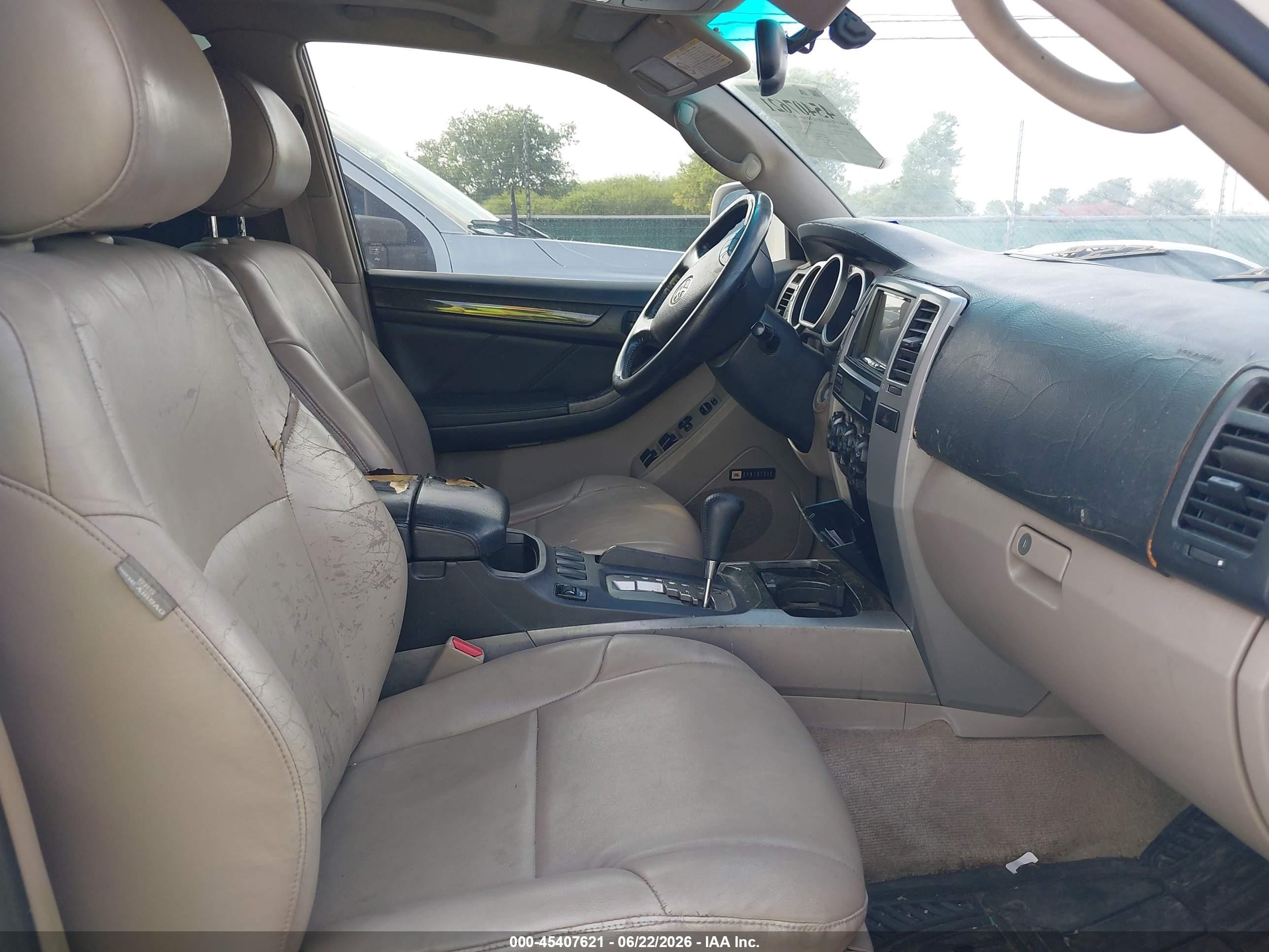2003 Toyota 4runner Limited V6 White vin: JTEZU17R430012920
