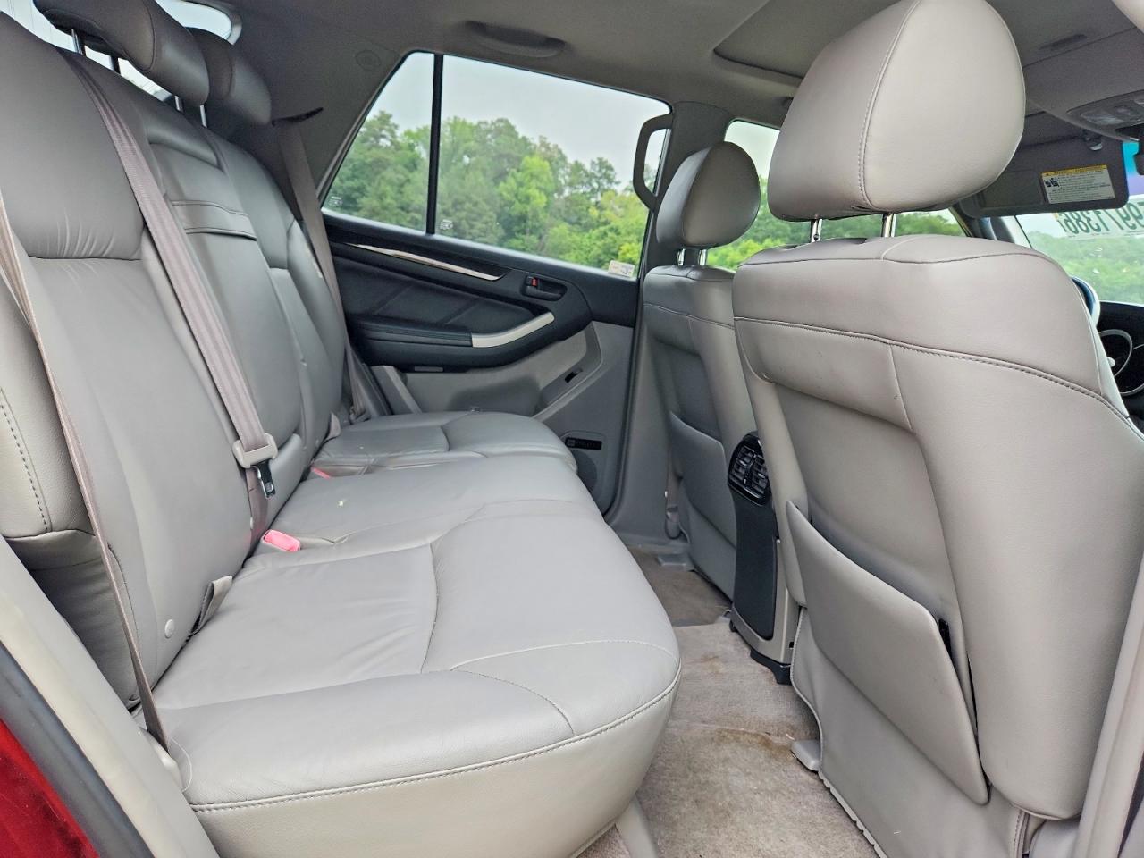 2006 Toyota 4runner Limited Burgundy vin: JTEZU17R468052081