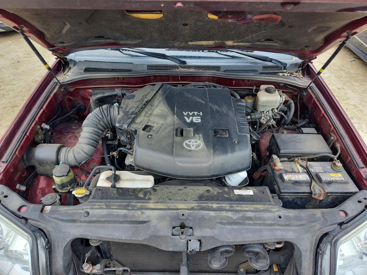 2006 Toyota 4runner Limited Burgundy vin: JTEZU17R468052081
