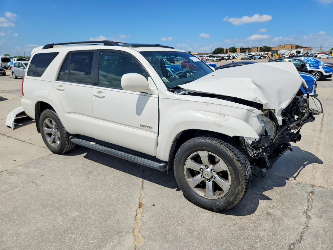 2008 Toyota 4runner Limited White vin: JTEZU17R480101524