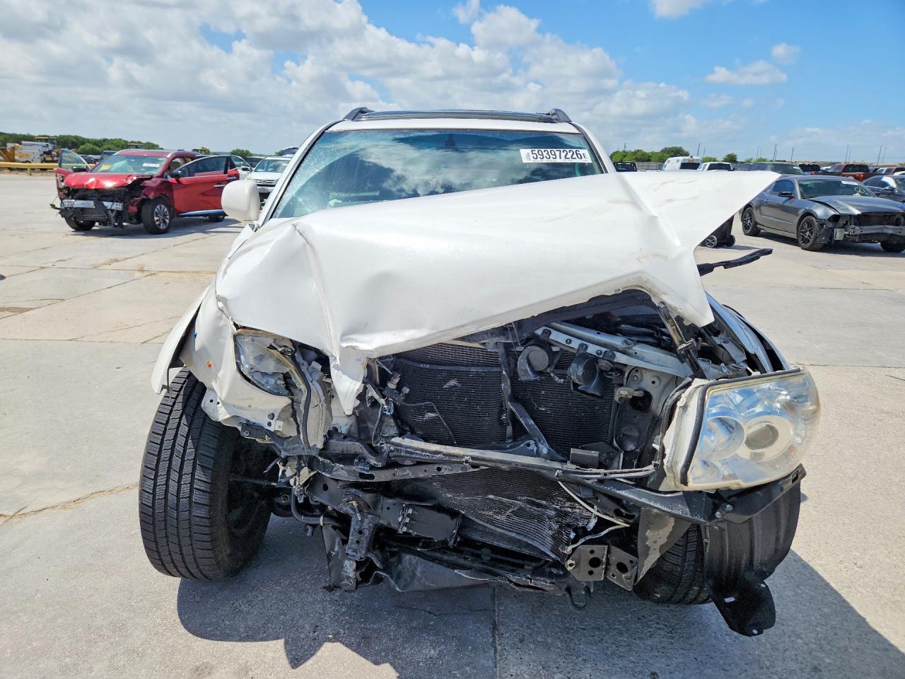 2008 Toyota 4runner Limited White vin: JTEZU17R480101524